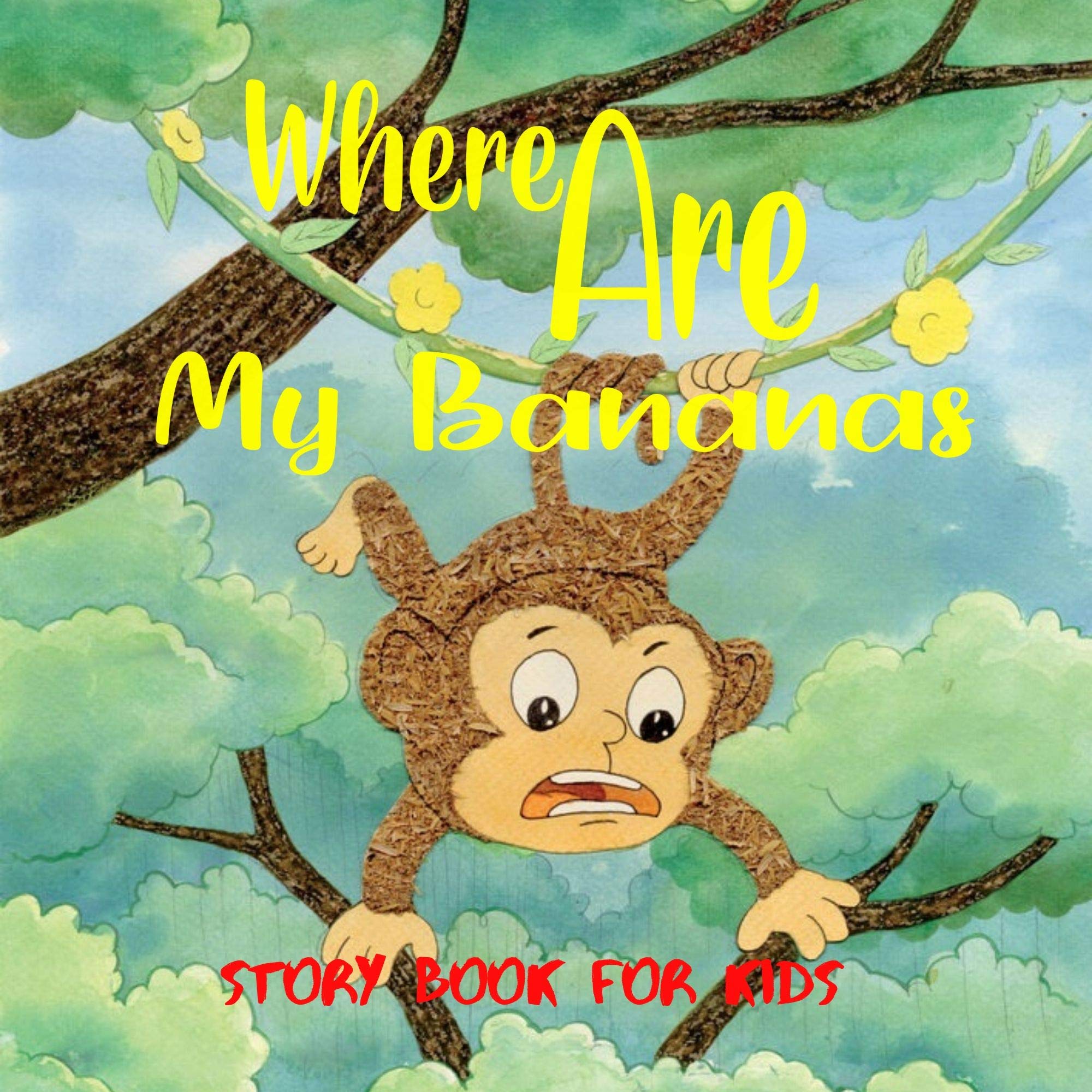 Where Are My Bananas Before Bed Children's Book Cute story ages