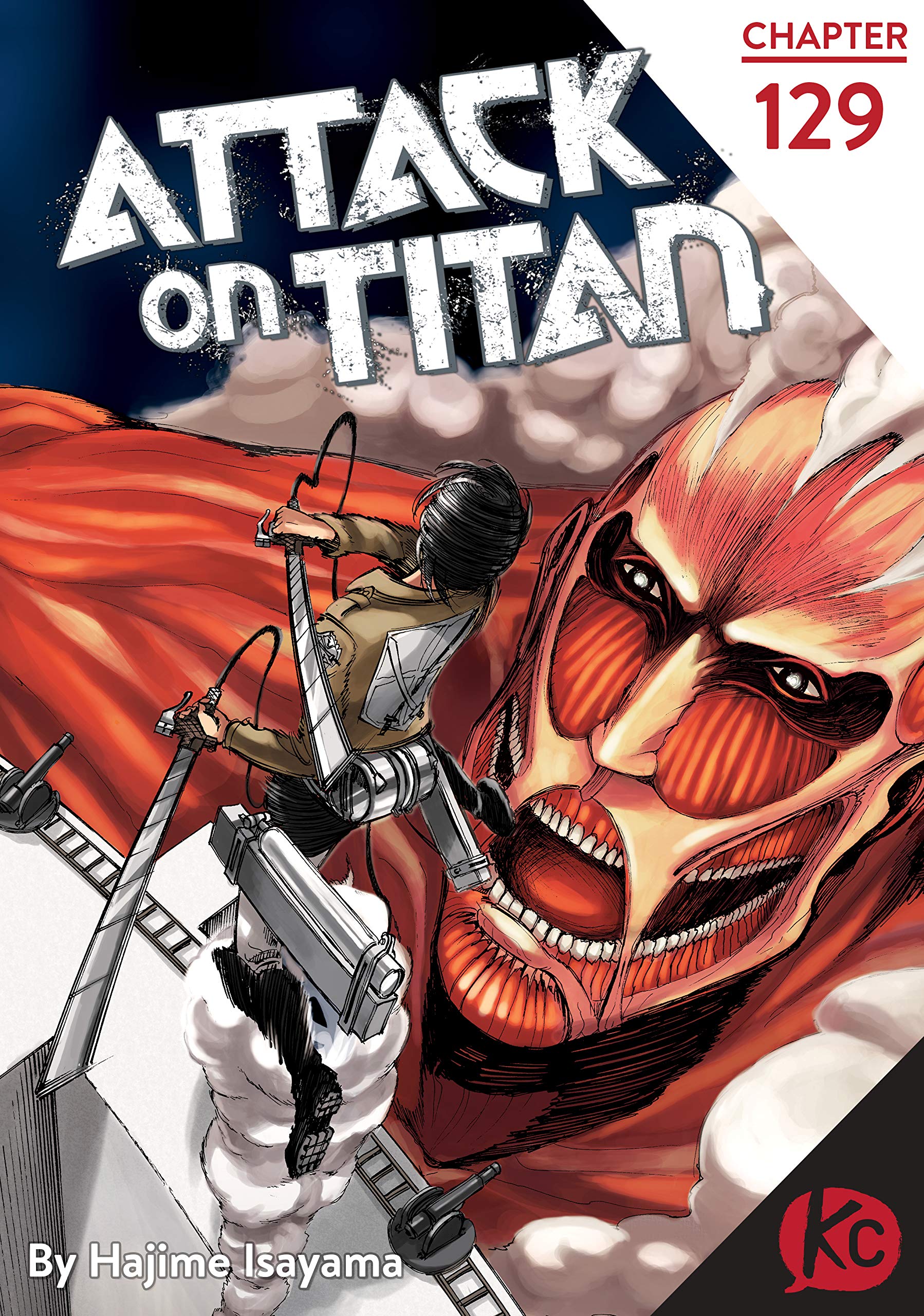 Attack on Titan #129 book cover