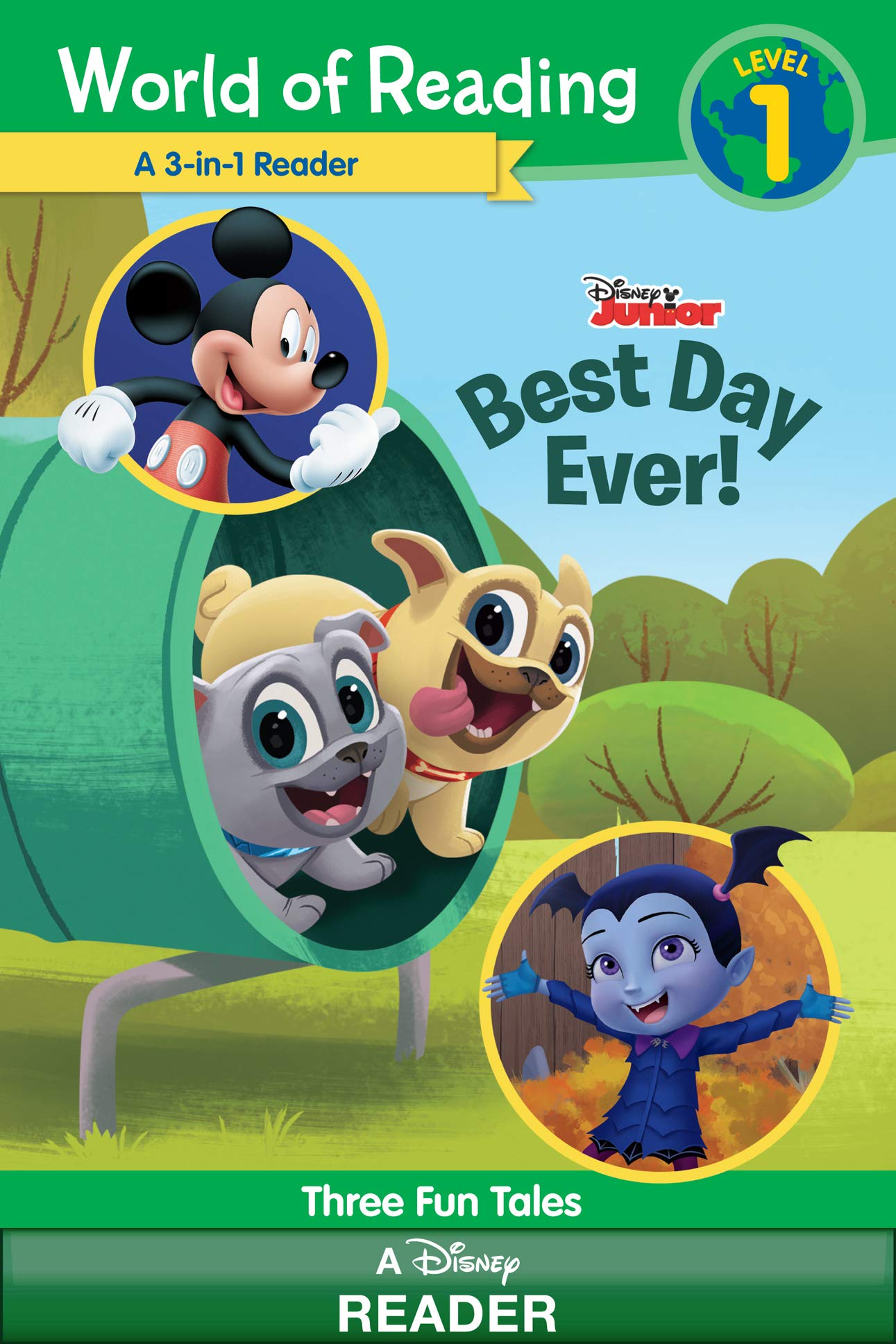 World of Reading: Disney Jr.'s Best Day Ever! 3-in-1 Reader (World of Reading