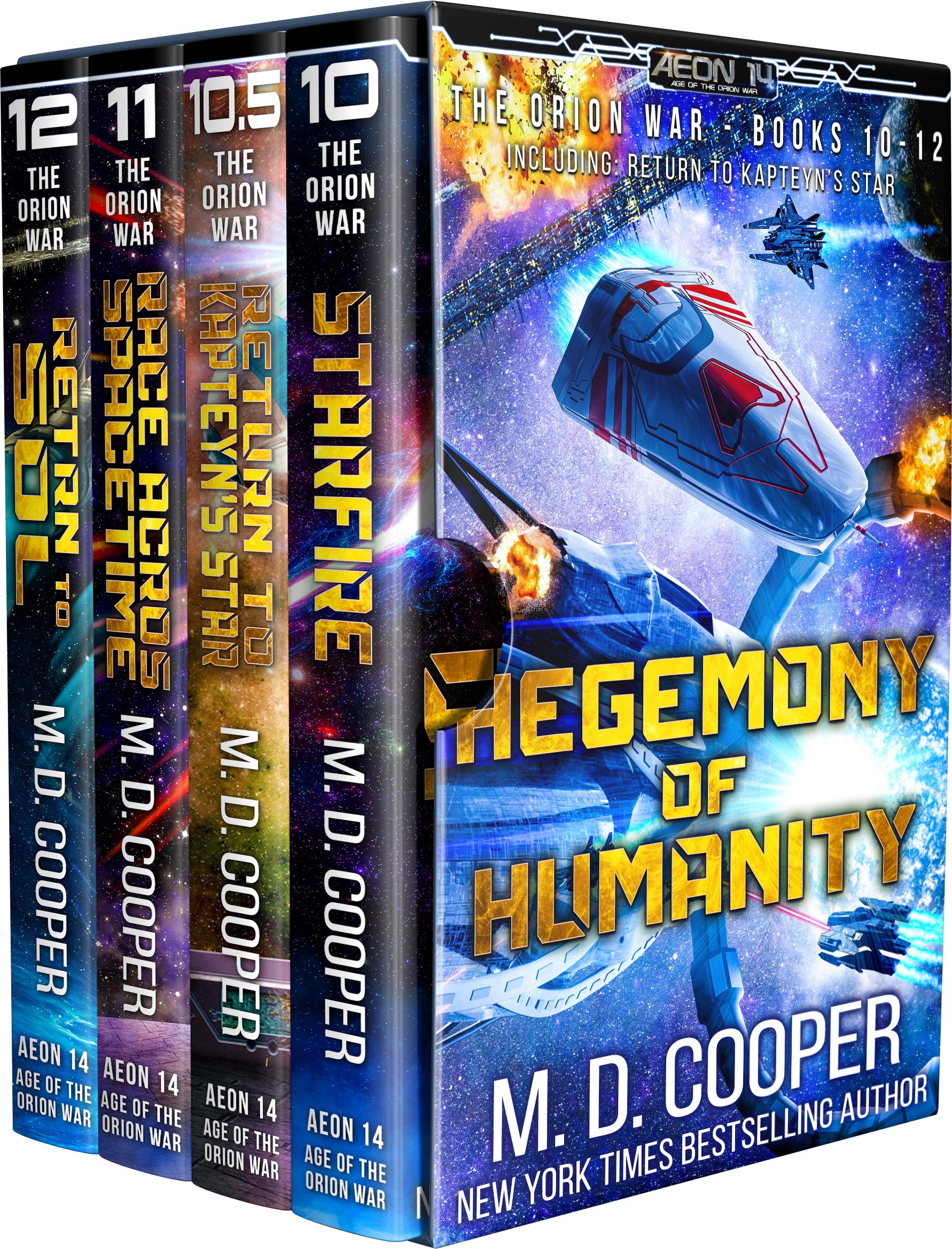 Hegemony of Humanity - The Orion War Books 10.5-13 book cover