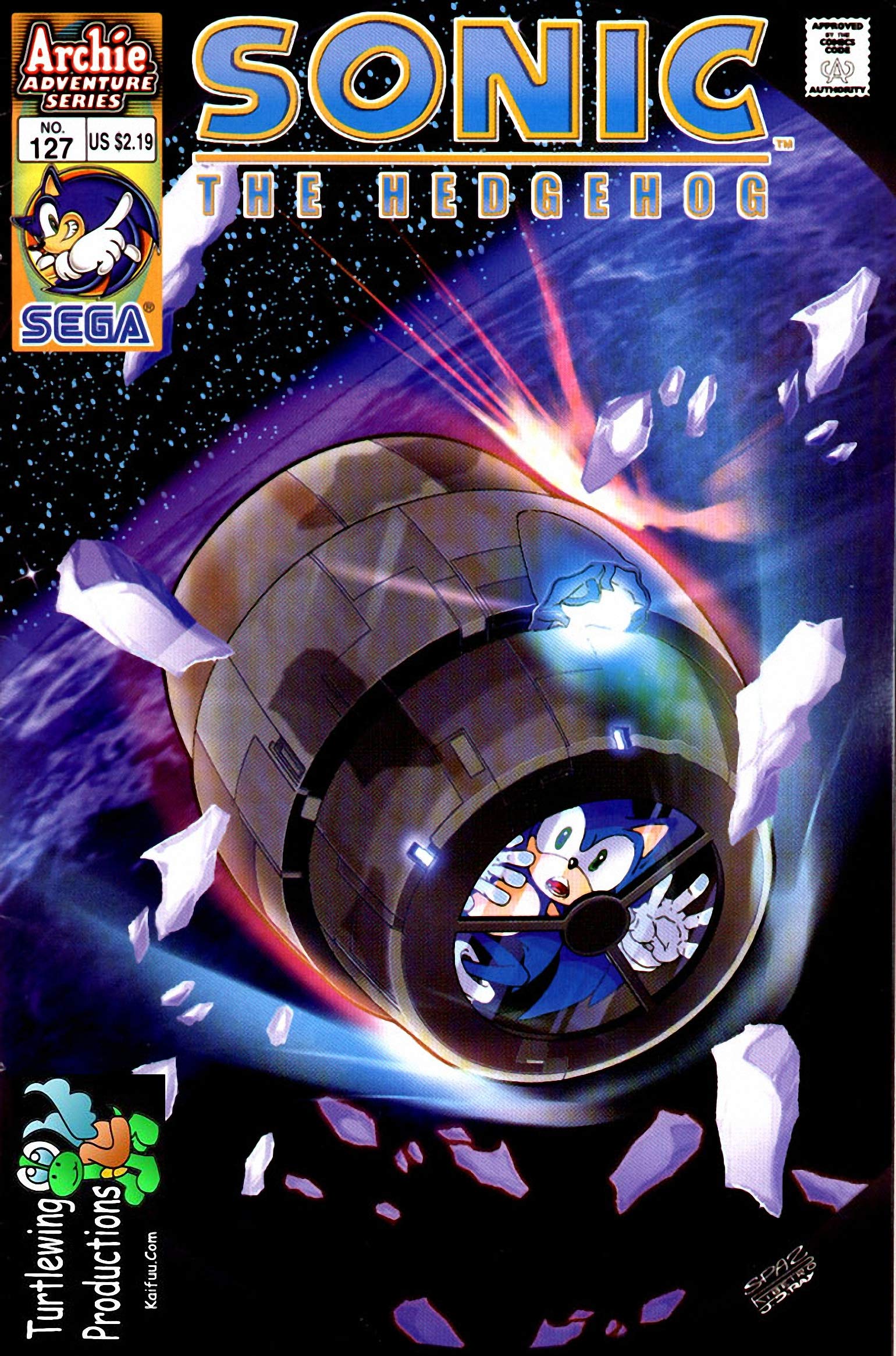 The HedgeHog: Vol 19 Great Sonic Cartoon Adventure Comic Graphic Novels ...