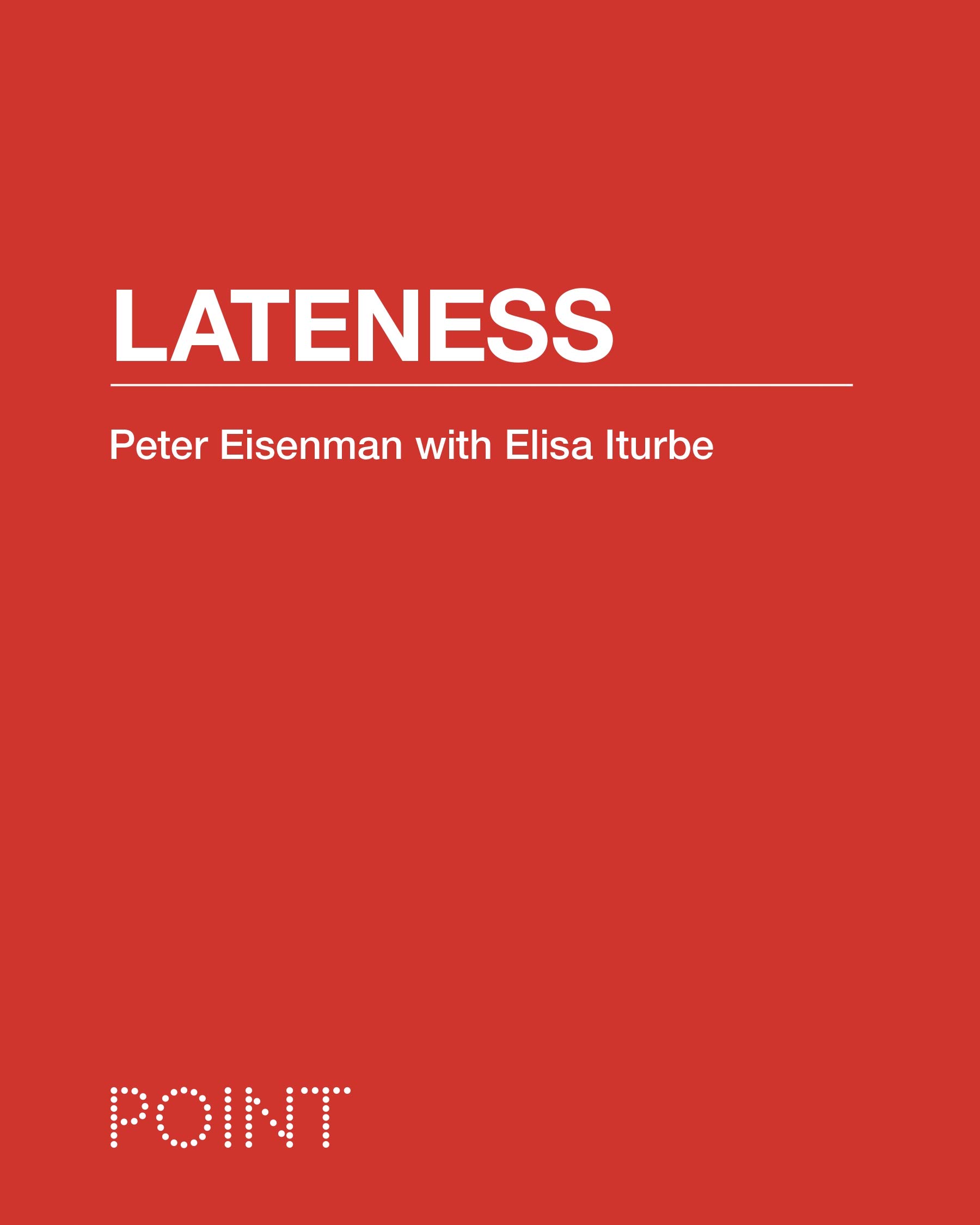 Lateness book cover