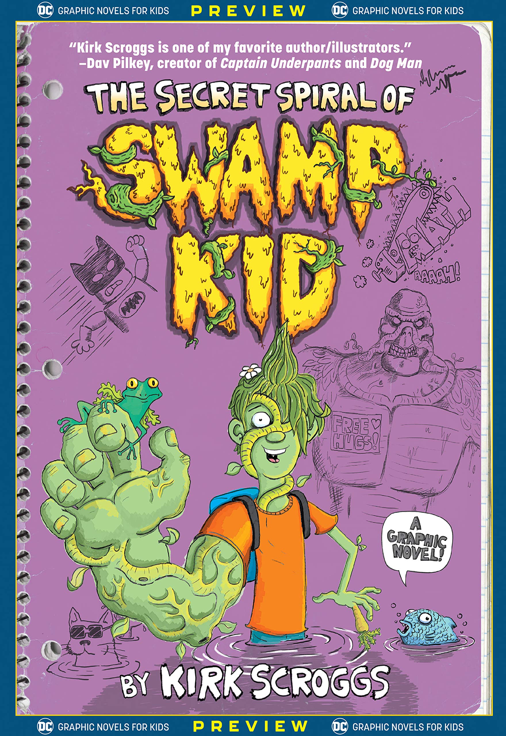 DC Graphic Novels for Kids Sneak Peeks: The Secret Spiral of Swamp Kid (2020-) #1