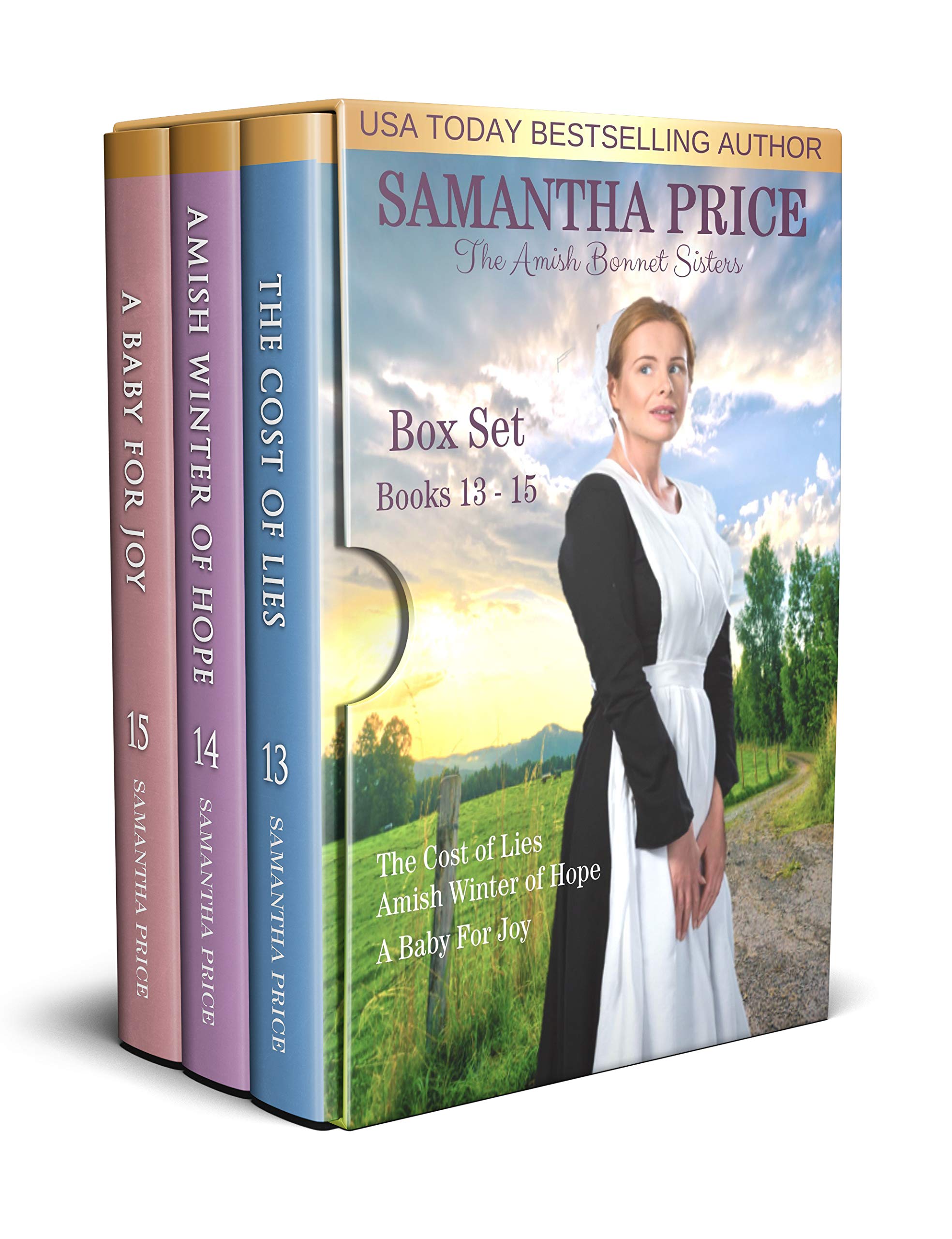 The Amish Bonnet Sisters series: Books 13-15 (The Cost of Lies, Amish Winter of Hope, A Baby for Joy)