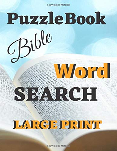 Bible Word Search Puzzle Book: Throughout The Bible [Large Print] by ...