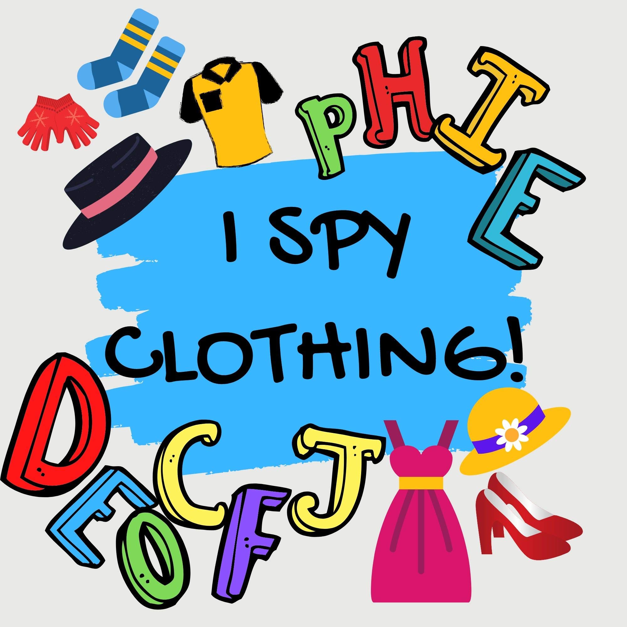 I Spy Clothing Printable