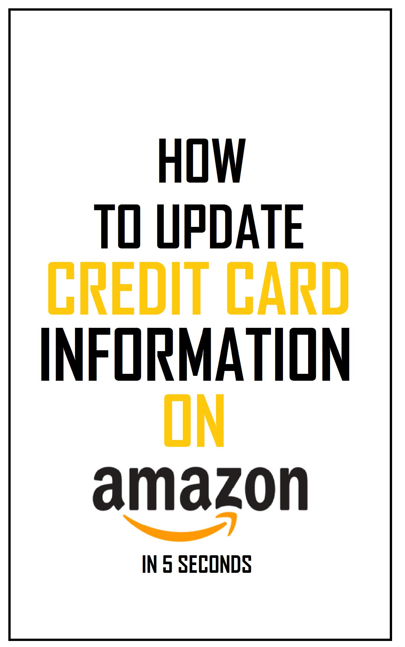 How To Update Credit Card Information