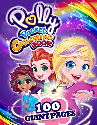 Polly Pocket Coloring Book: Great Coloring Book for Kids and Fans