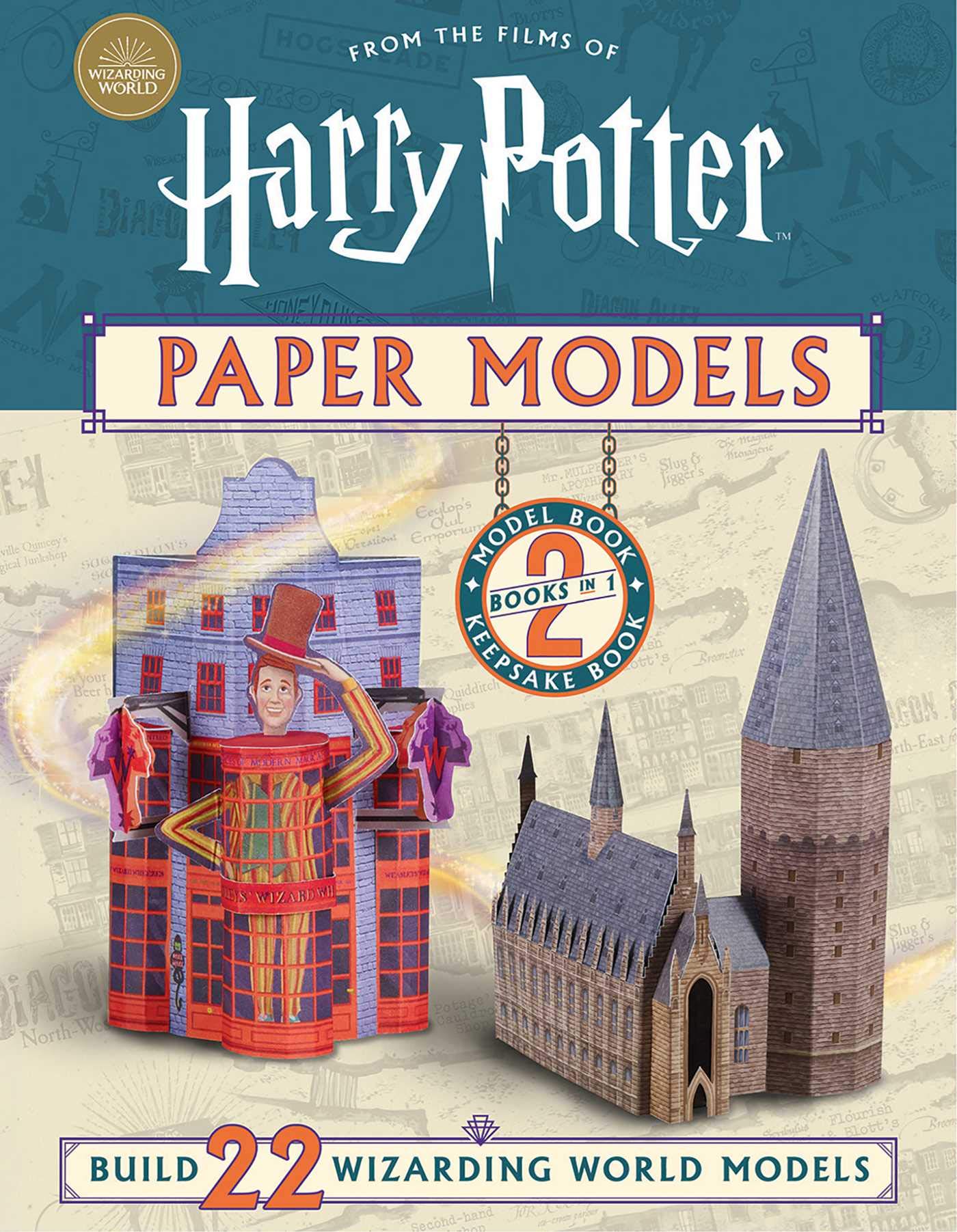 Harry Potter Paper Models book cover
