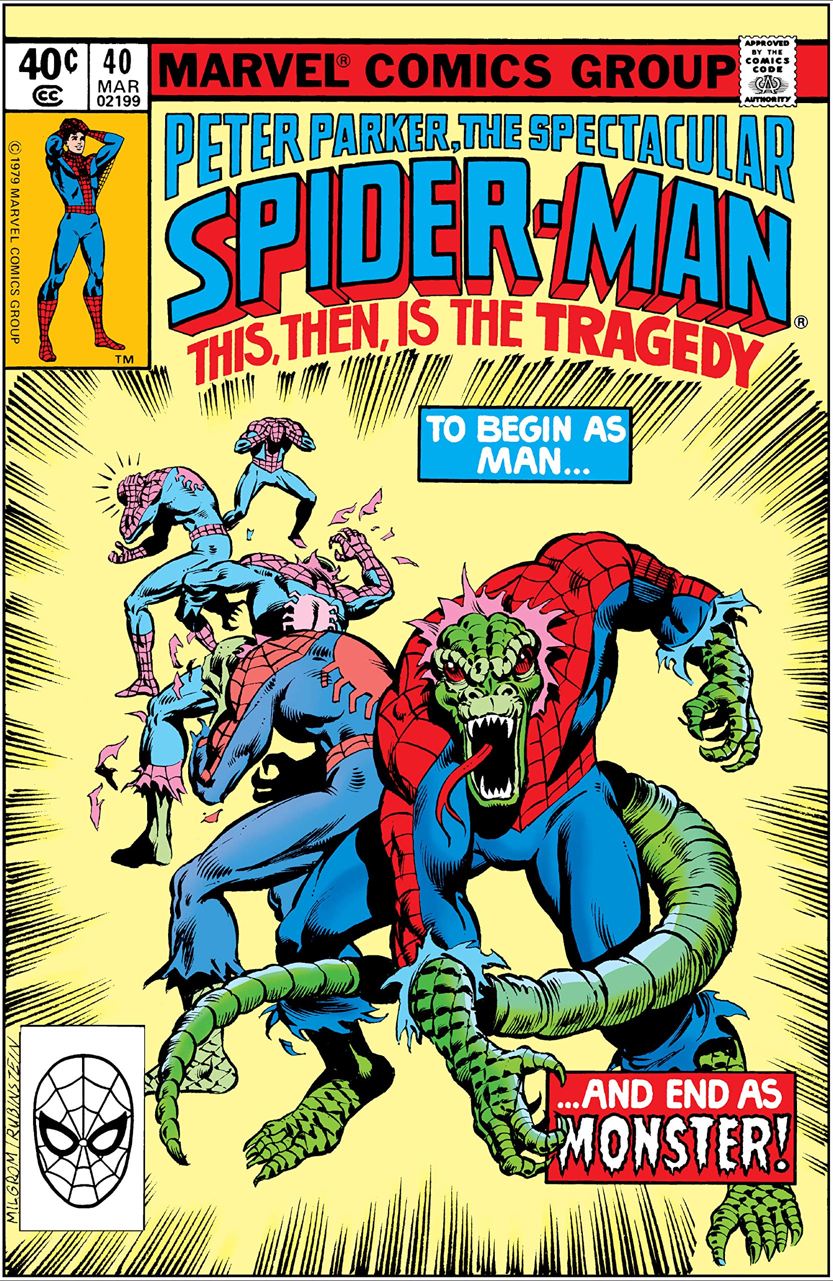 Peter Parker, The Spectacular Spider-Man (1976-1998) #40 book cover