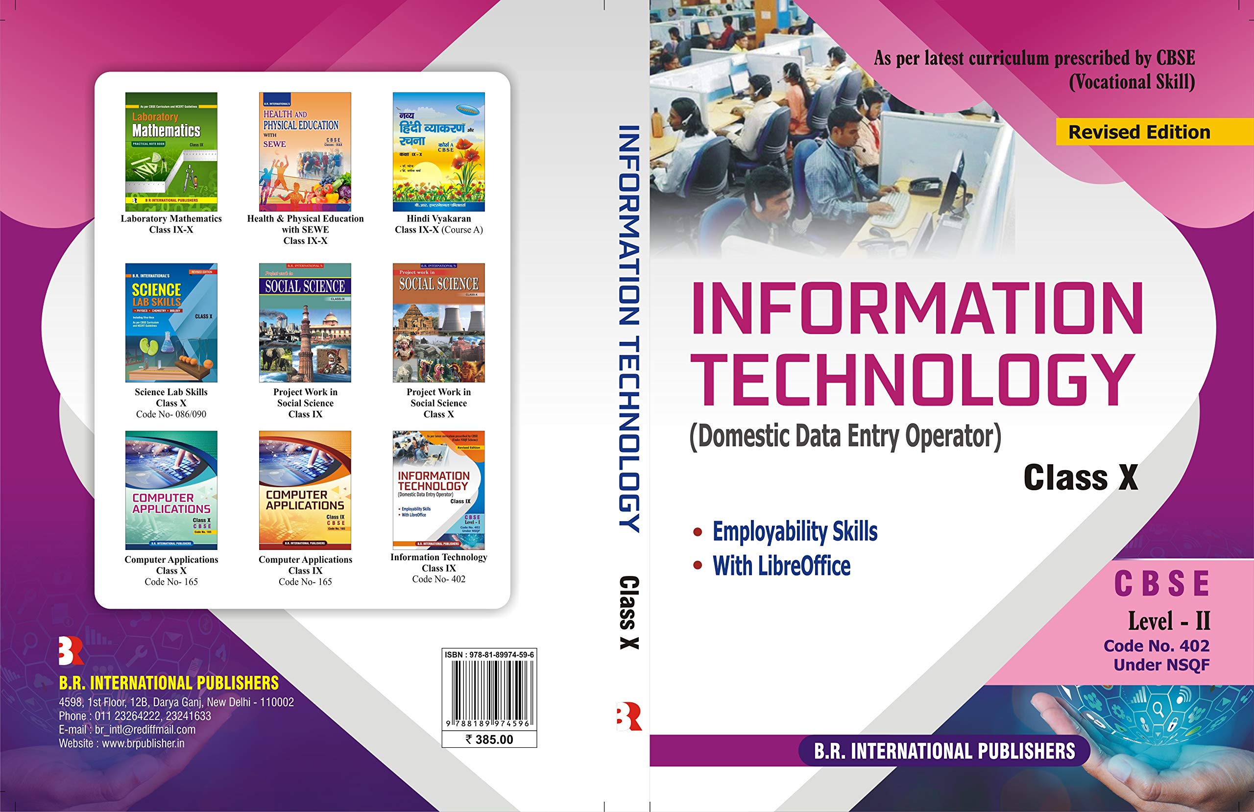 Information Technology Class X Code. 402 Level- I CBSE: Information ...