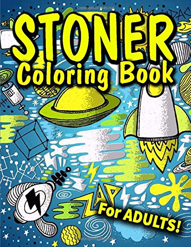 Stoner Coloring Book For Adults: Psychedelic Stoner Colouring Book For ...