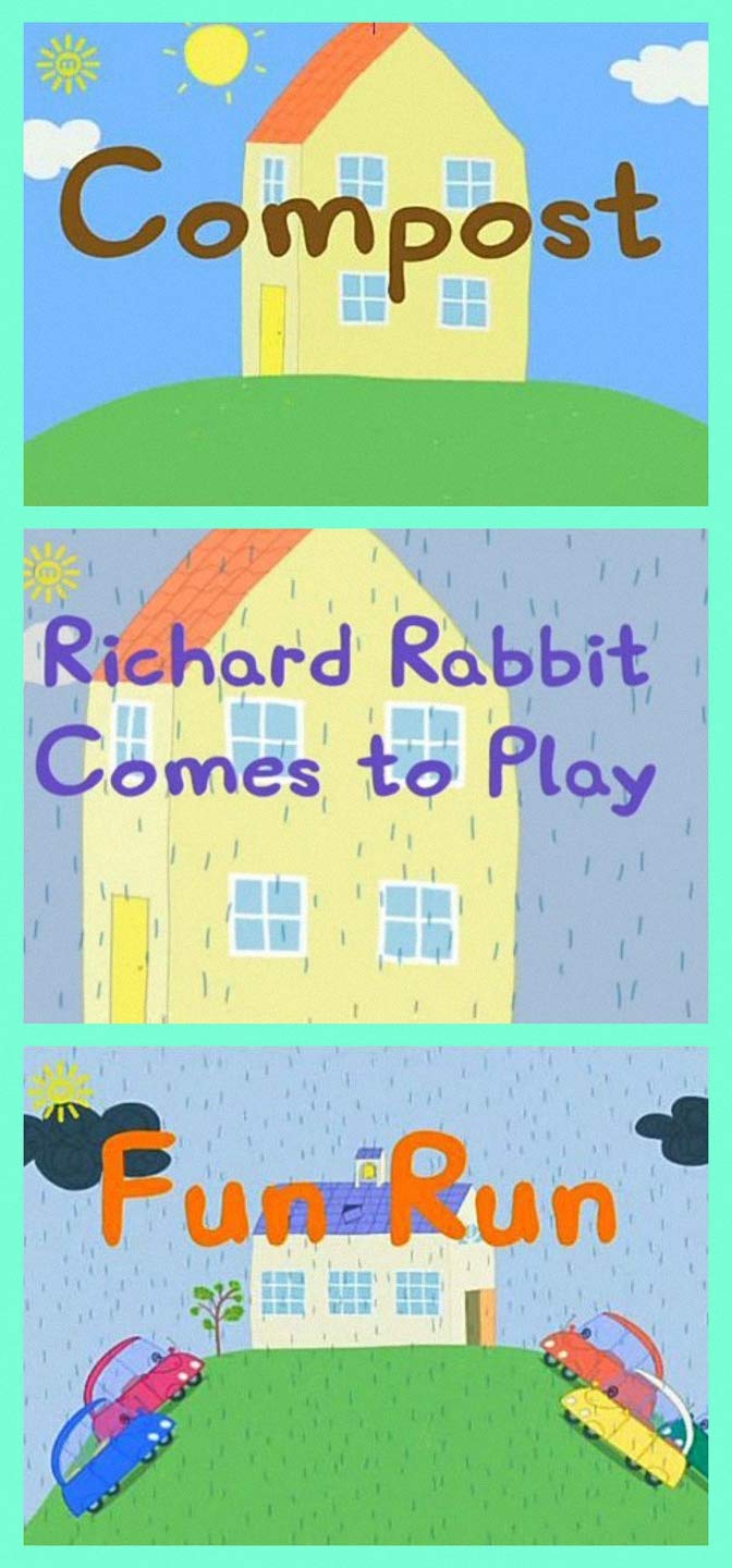 Storybook Collection Compost, Richard Rabbit Comes to Play and Fun Run