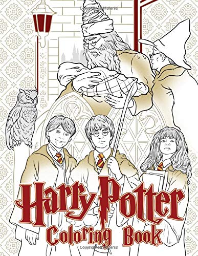 Harry Potter Coloring Book: Hogwarts Magic School Harry Potter Coloring ...