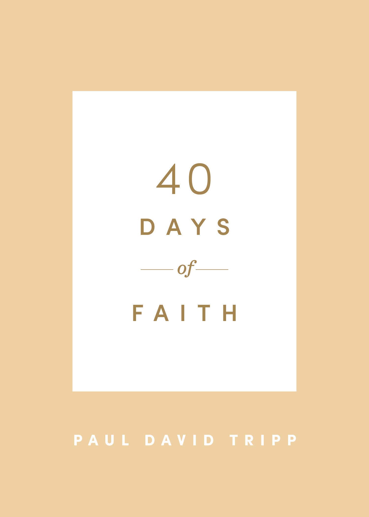 40 Days of Faith book cover