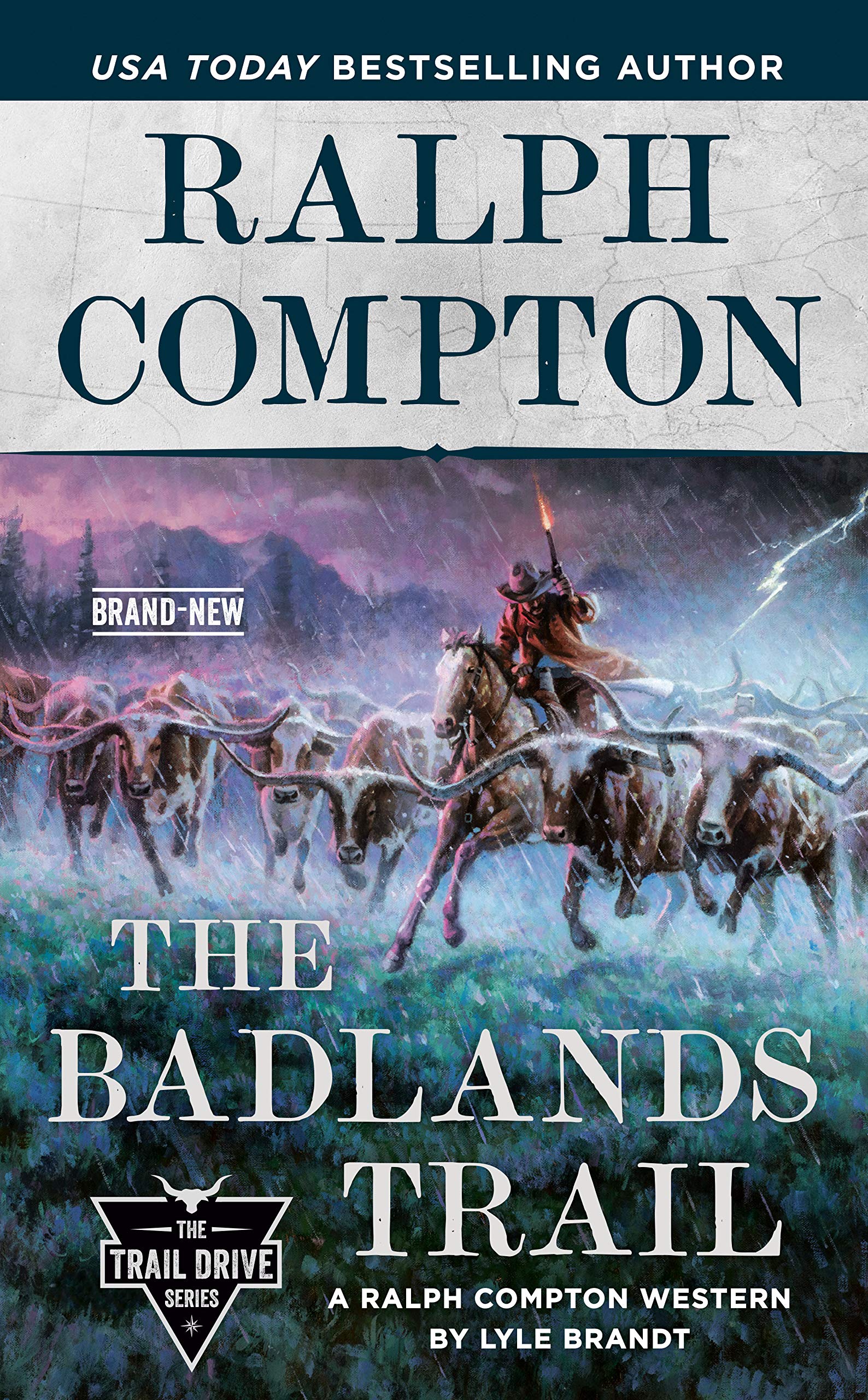 Ralph Compton The Badlands Trail book cover