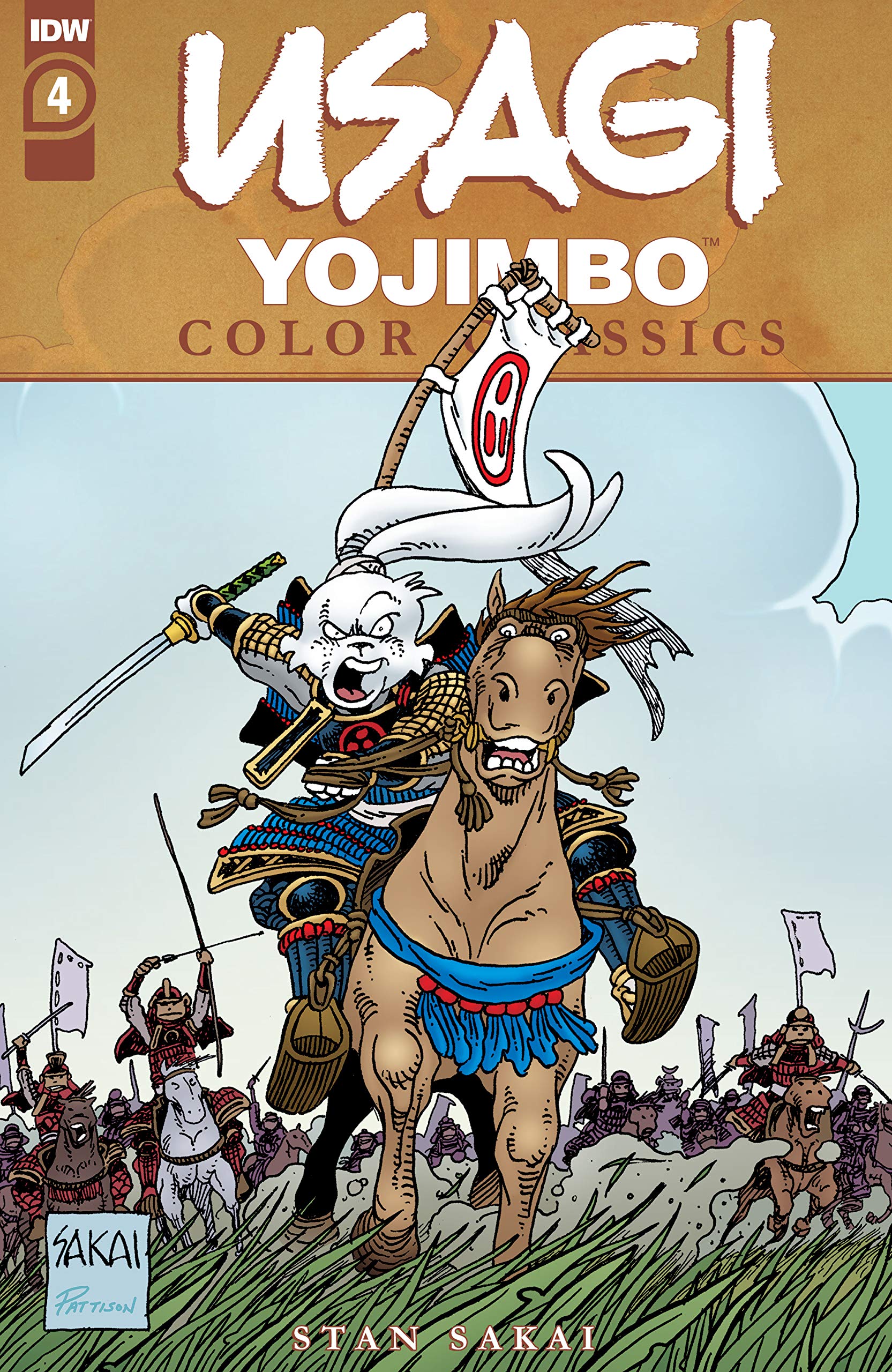 Usagi Yojimbo Color Classics #4 book cover