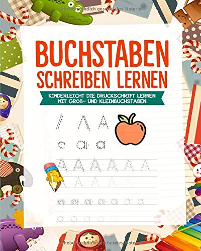 Buchstaben lernen: Alphabet lernen mit Druckschrift - Druckbuchstaben