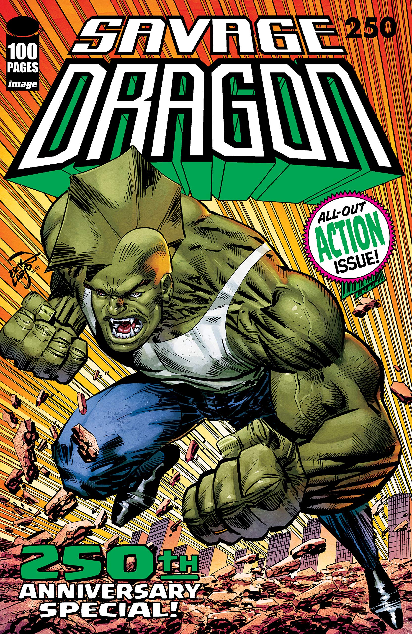 Savage Dragon #250 book cover