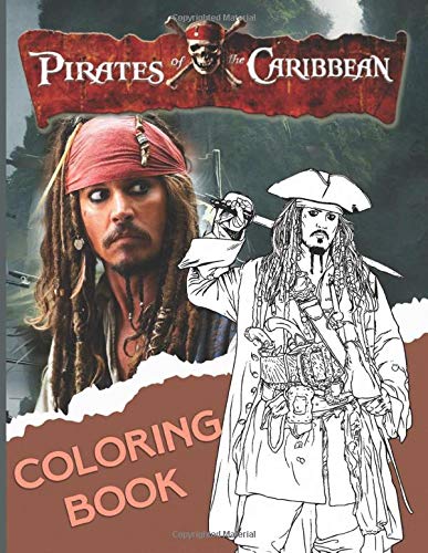 Pirates Of The Caribbean Coloring Book: Pirates Of The Caribbean ...
