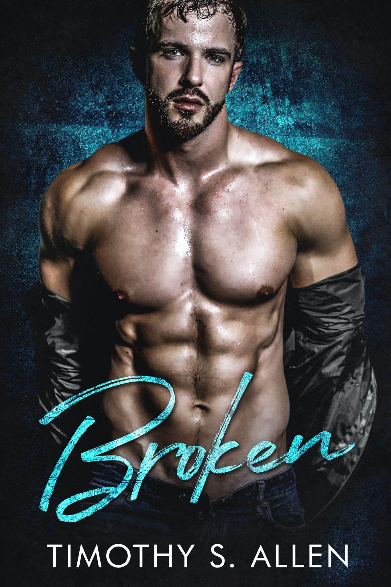 Broken book cover