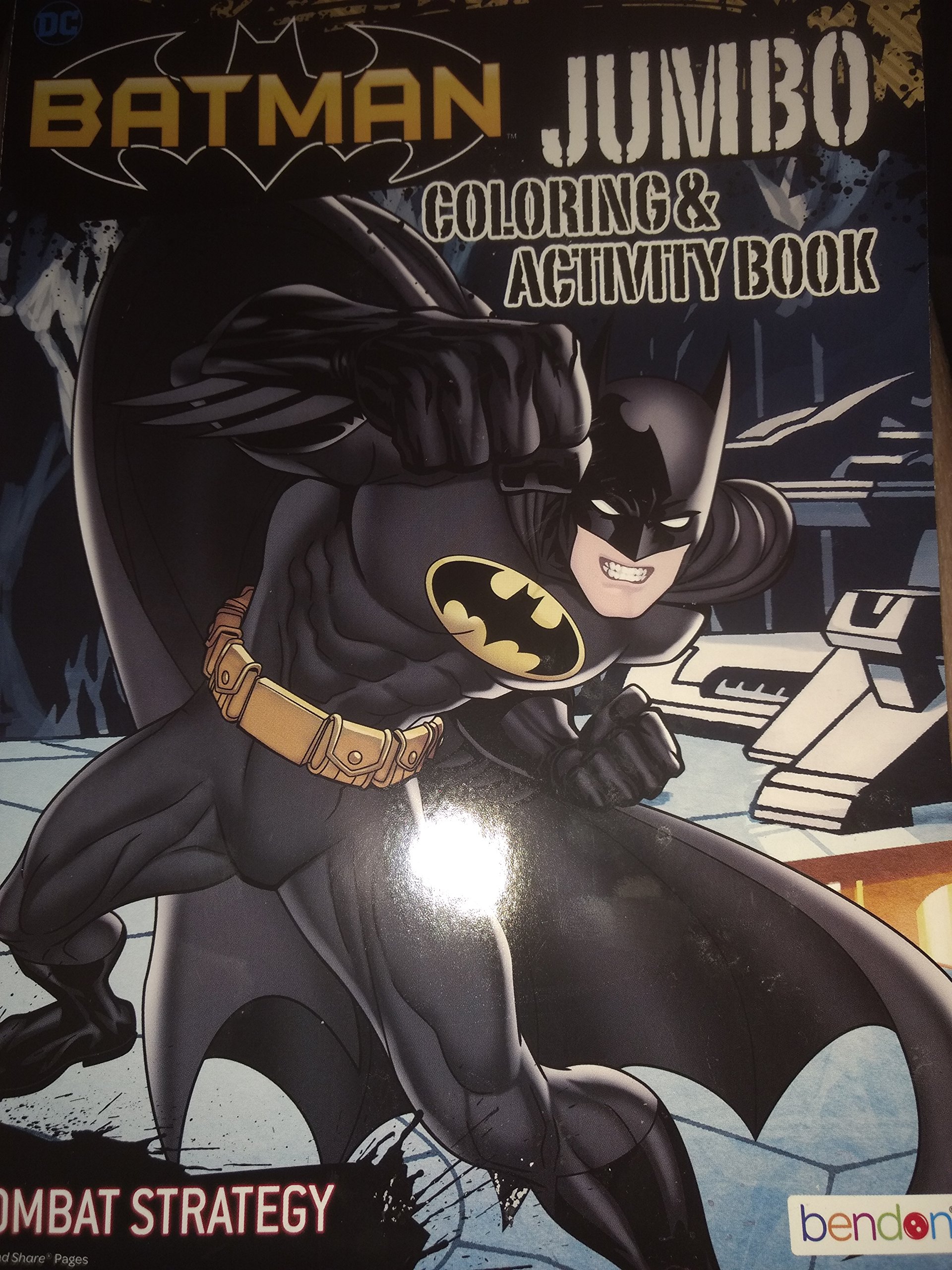 4SGM Batman Jumbo Coloring & Activity Book, Combat Strategy, Multicolor ...