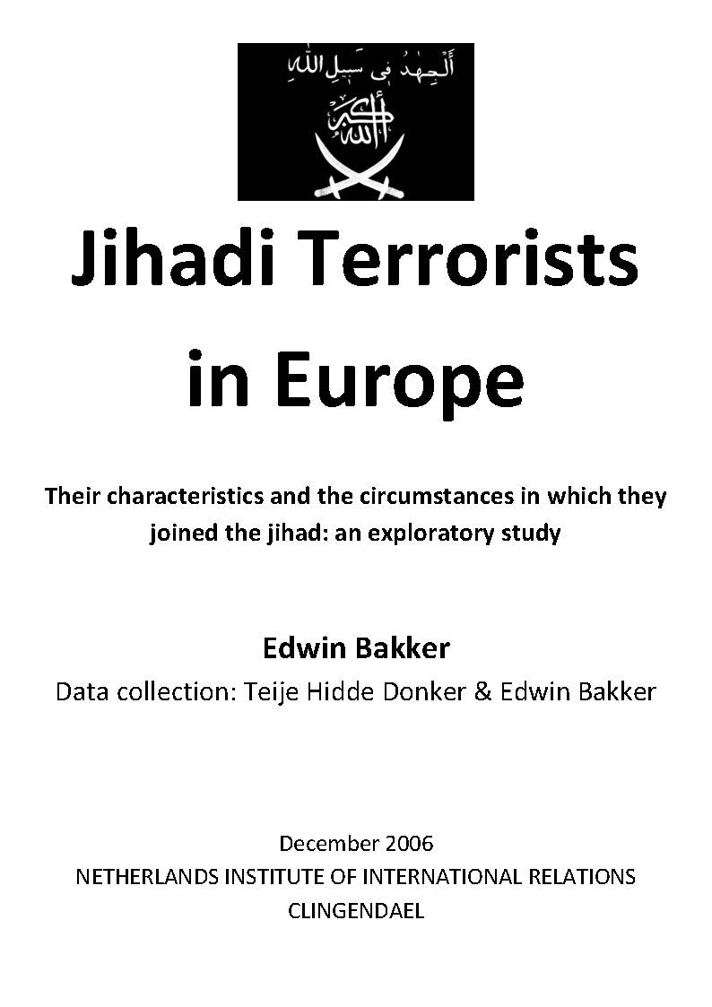 Jihadi Terrorists in Europe book cover