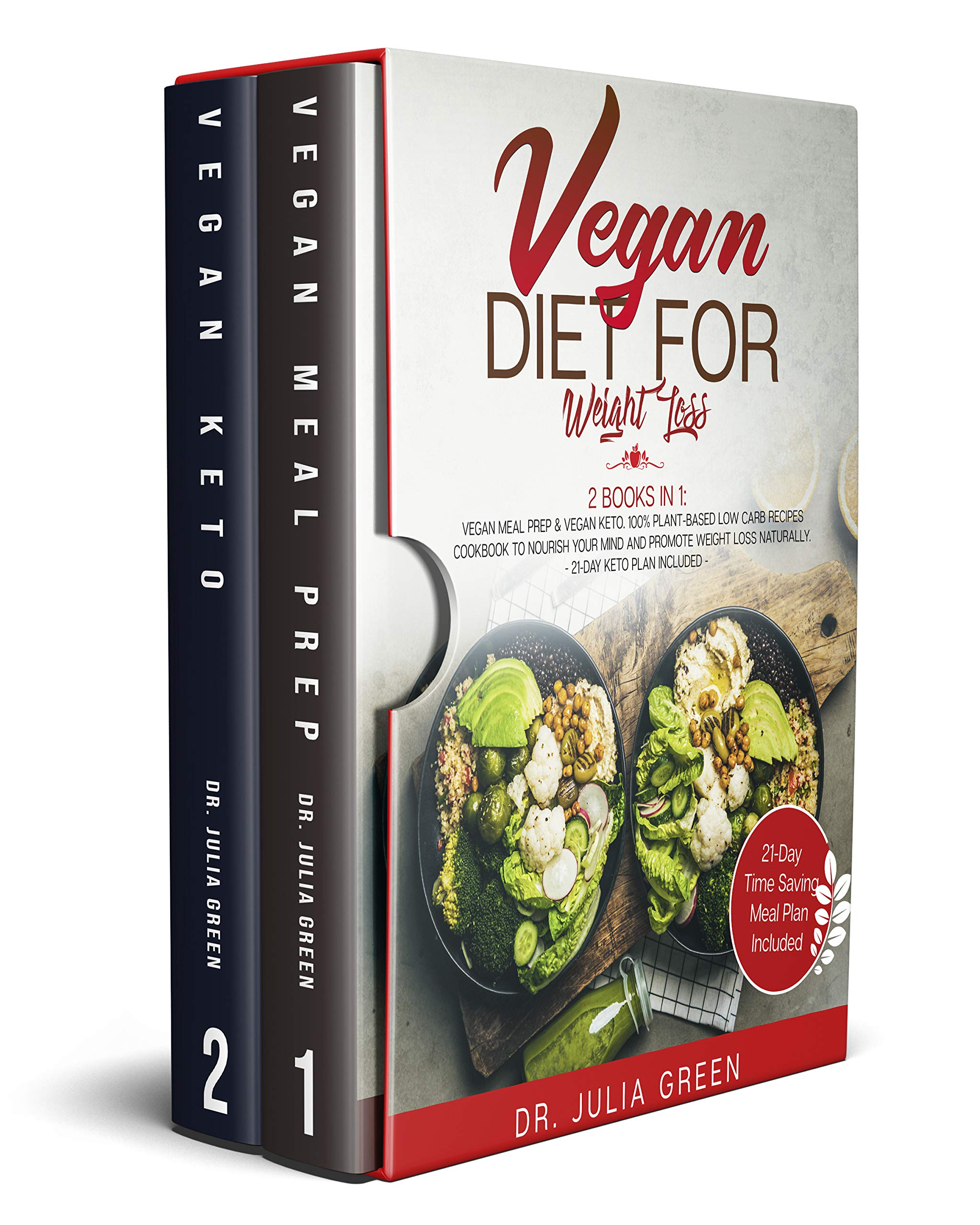 Vegan Diet for Weight Loss 2 Books in 1 Vegan Meal Prep & Vegan Keto