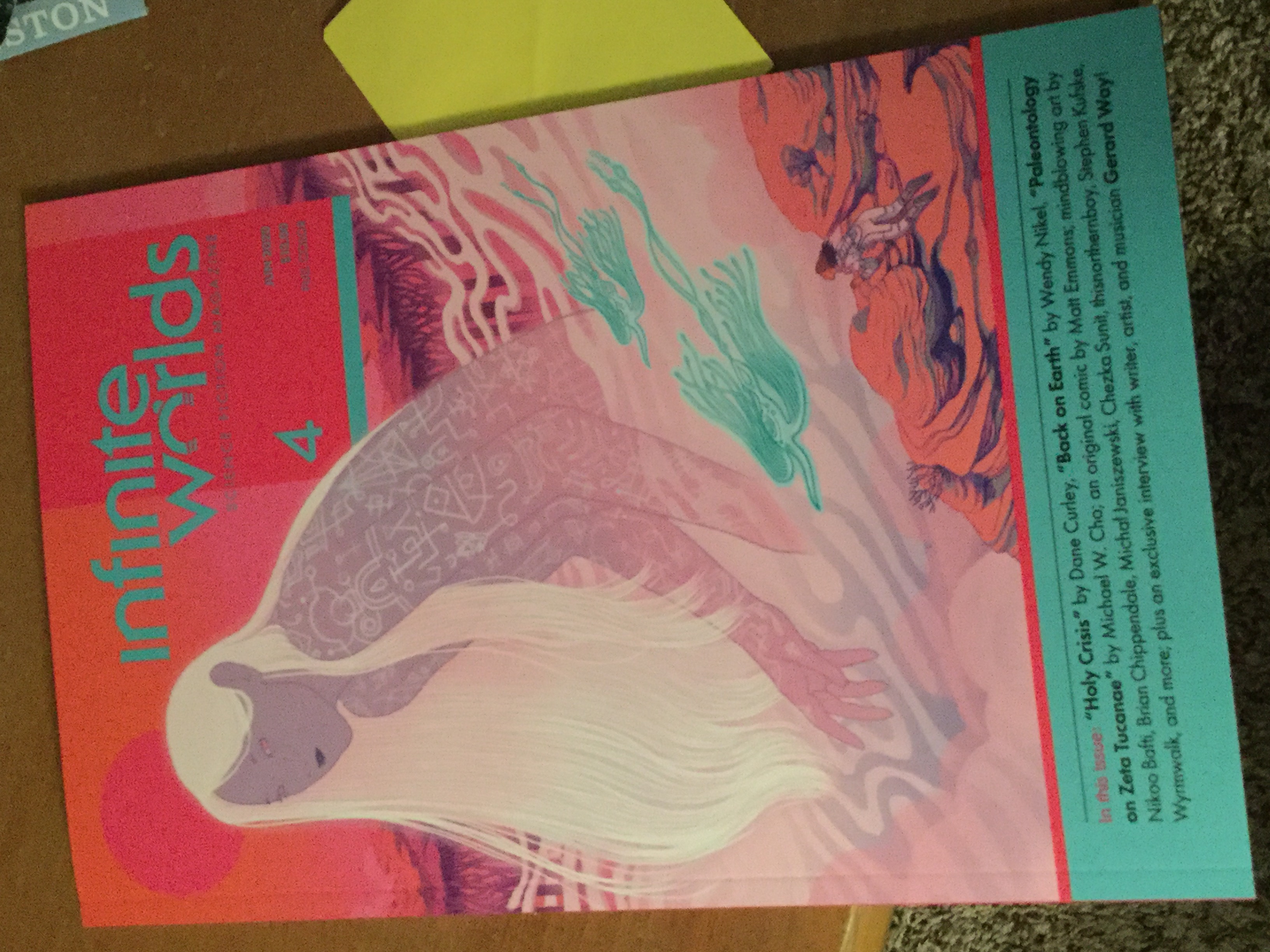 Infinite Worlds magazine #4 book cover