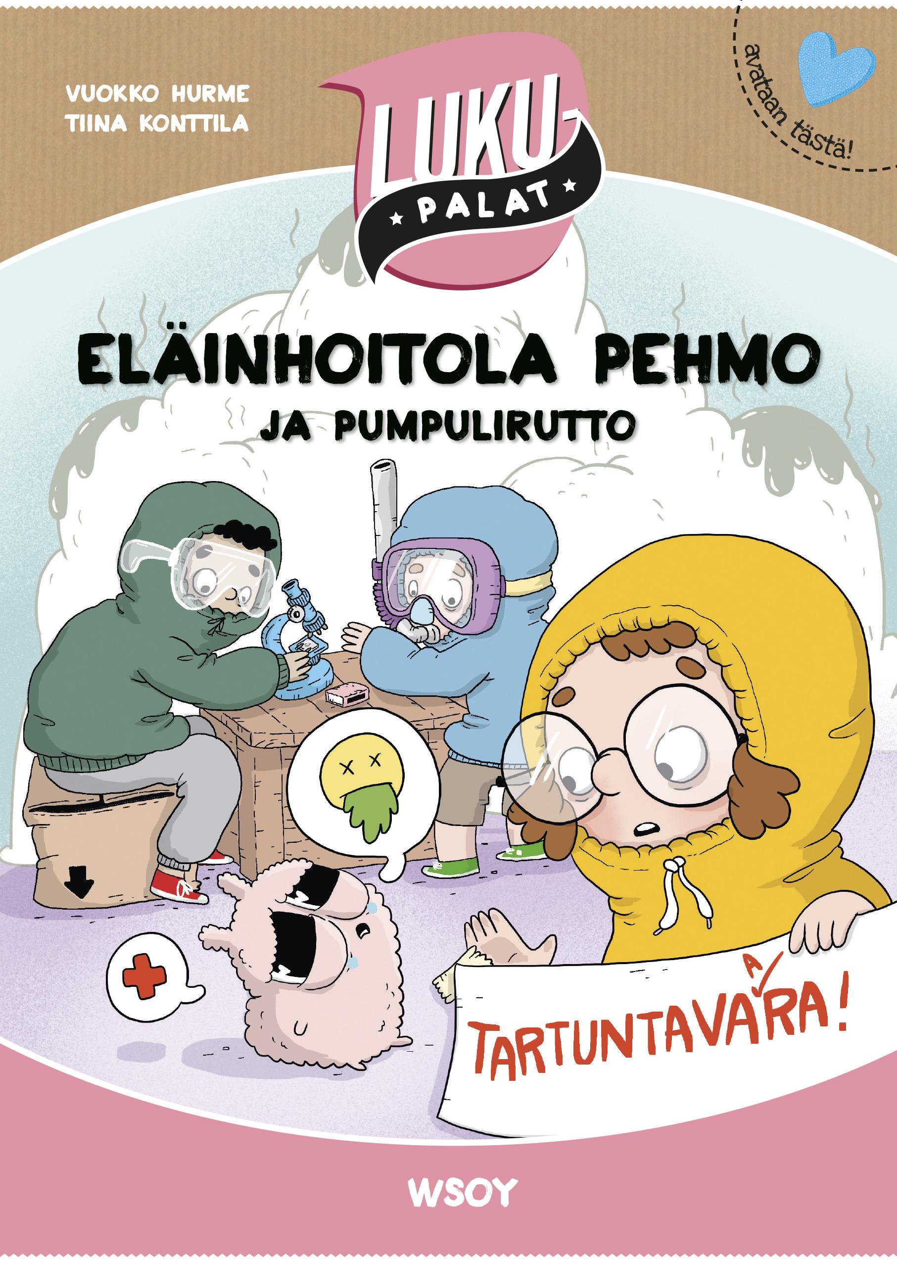 Eläinhoitola Pehmo ja pumpulirutto book cover