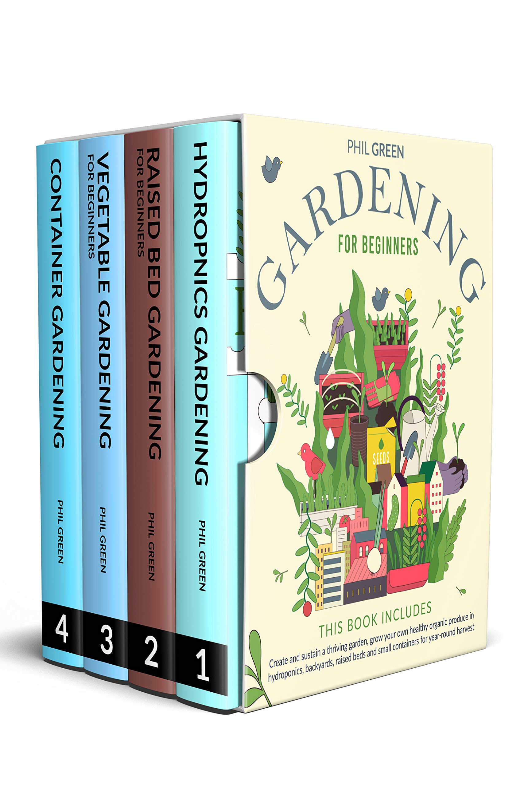 GARDENING FOR BEGINNERS 2nd EDITION 4 Books in 1 Hydroponics