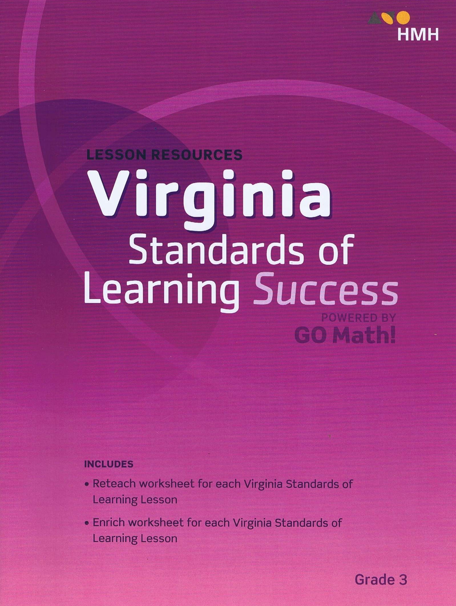 Go Math! Reteach and Enrich Resources Grade 3 Virginia Standards of