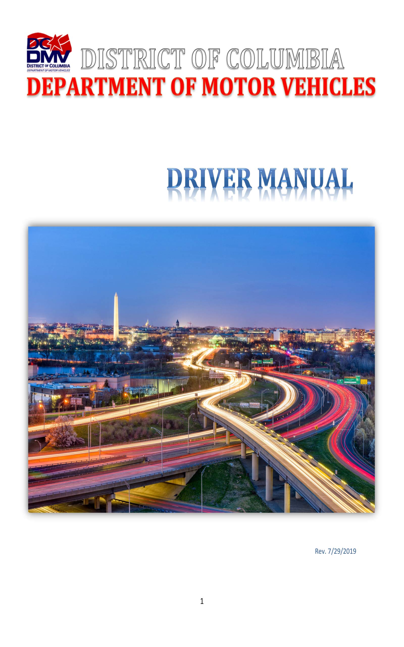 DC DMV Automobile Driver Manual by Department of Motor Vehicles ...