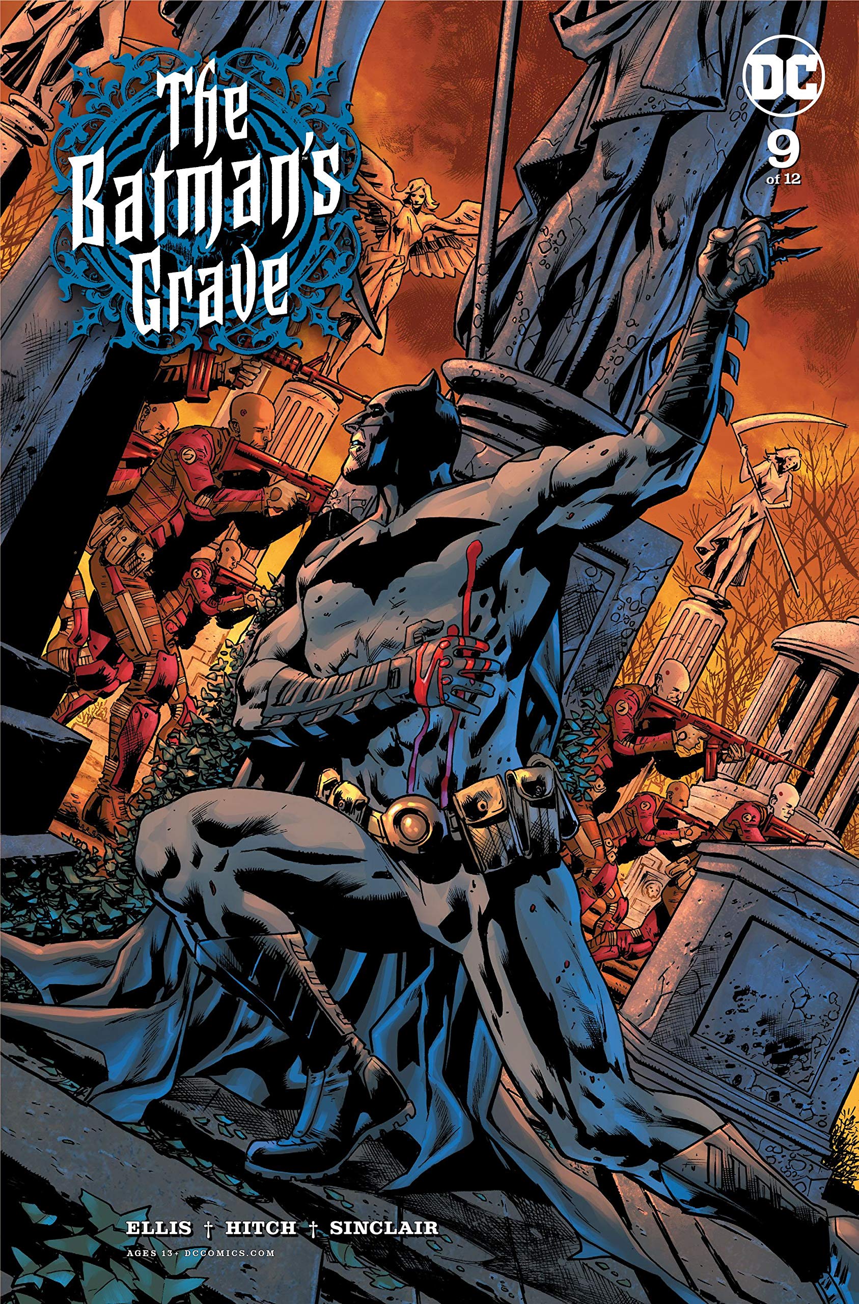 The Batman's Grave #9 cvr b Stephen Platt var book cover