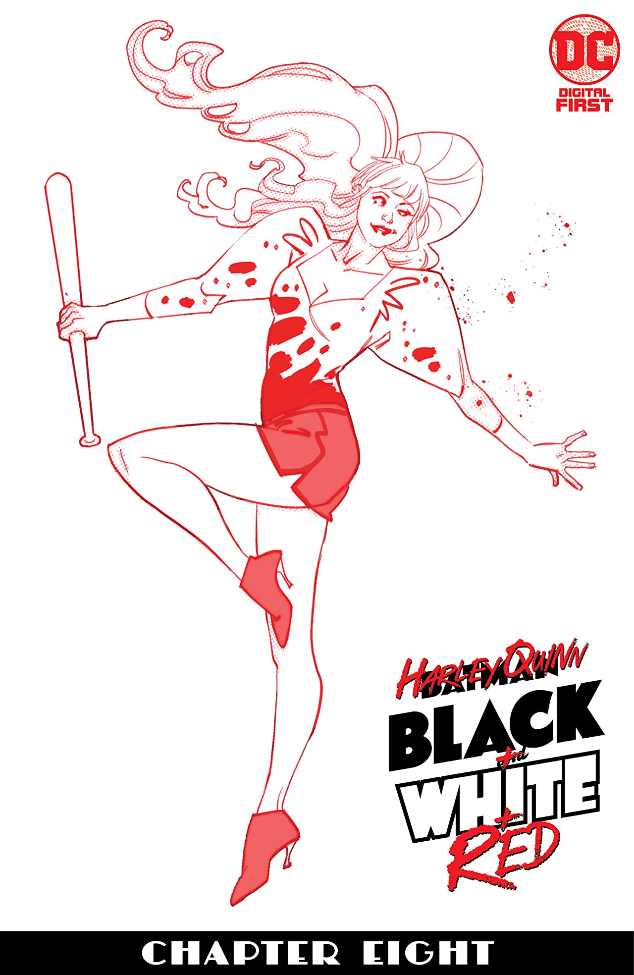 Harley Quinn Black + White + Red (2020-) #8 book cover