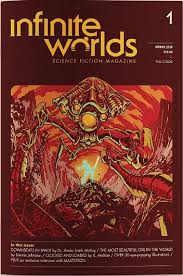 Infinite Worlds Science Fiction Magazine book cover 1