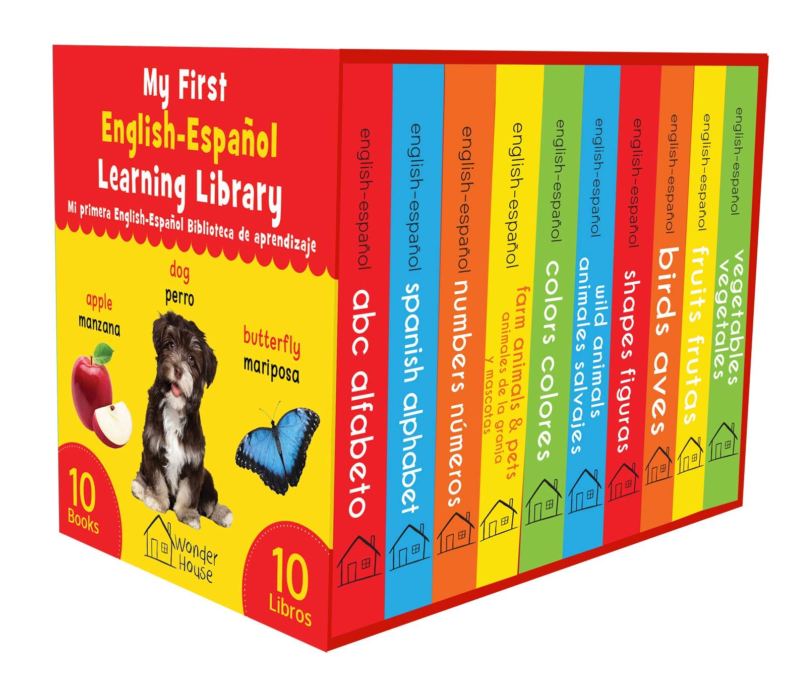 My First English - Español Learning Library (Mi Primera English - Español Learning Library): Boxset of 10 English - Spanish Board Books