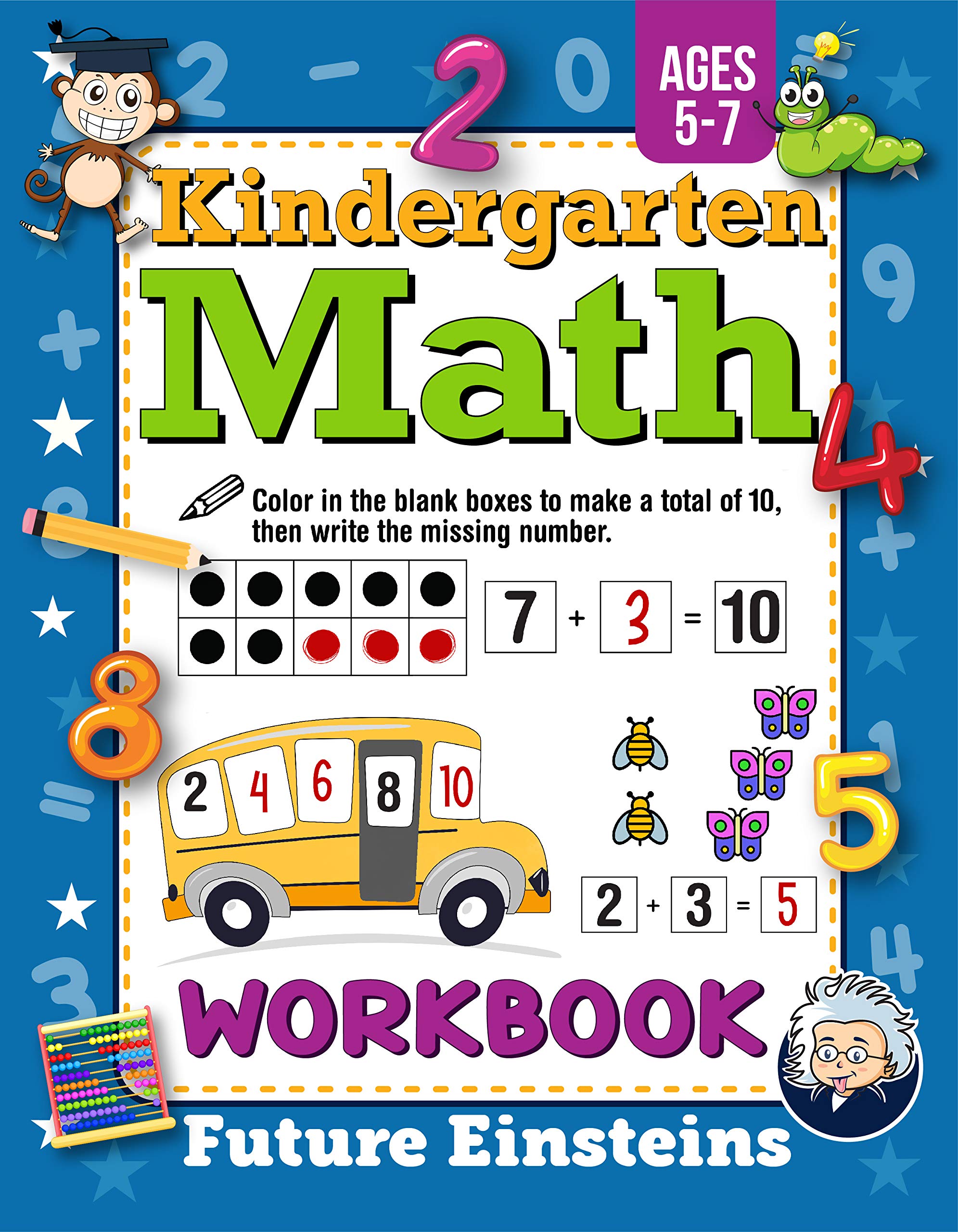 Kindergarten Math Workbook: Mathematics Practice for Smart Pre-K Kids ...