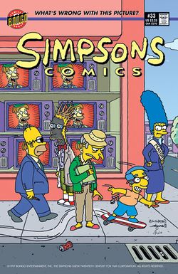Simpsons Comics, #33 book cover