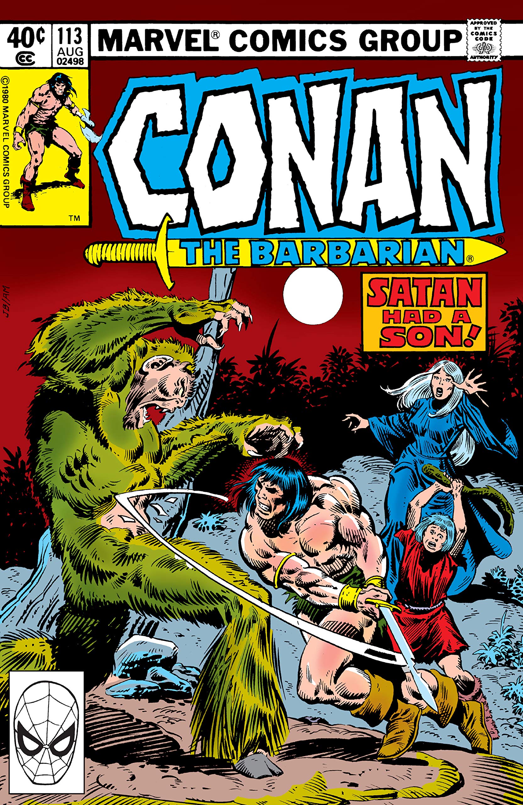 Conan The Barbarian #113 book cover