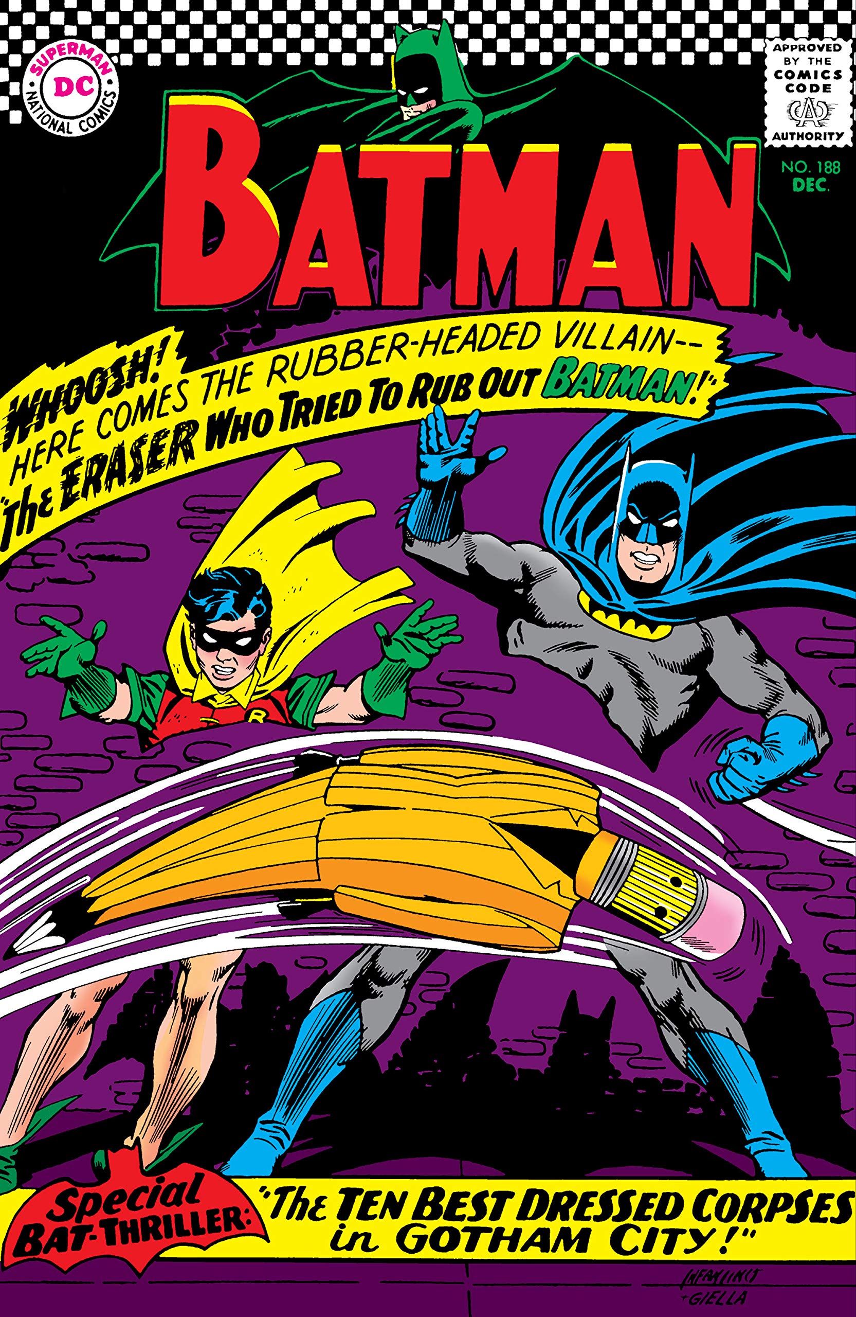 Batman (1940-2011) #188 book cover