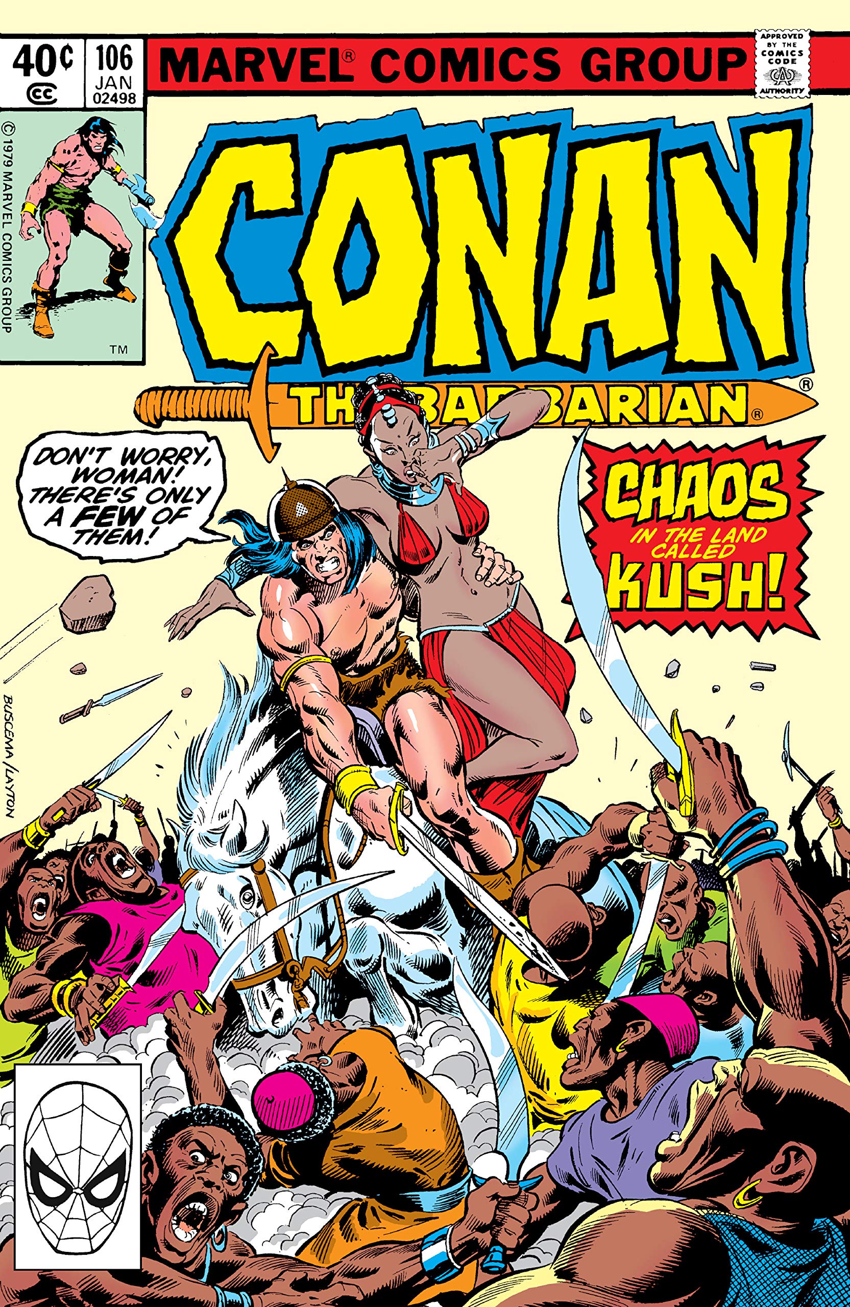 Conan The Barbarian #106 book cover