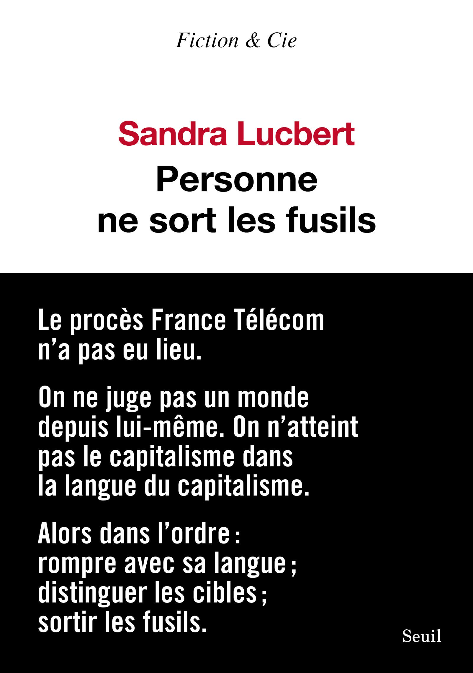 Personne ne sort les fusils book cover