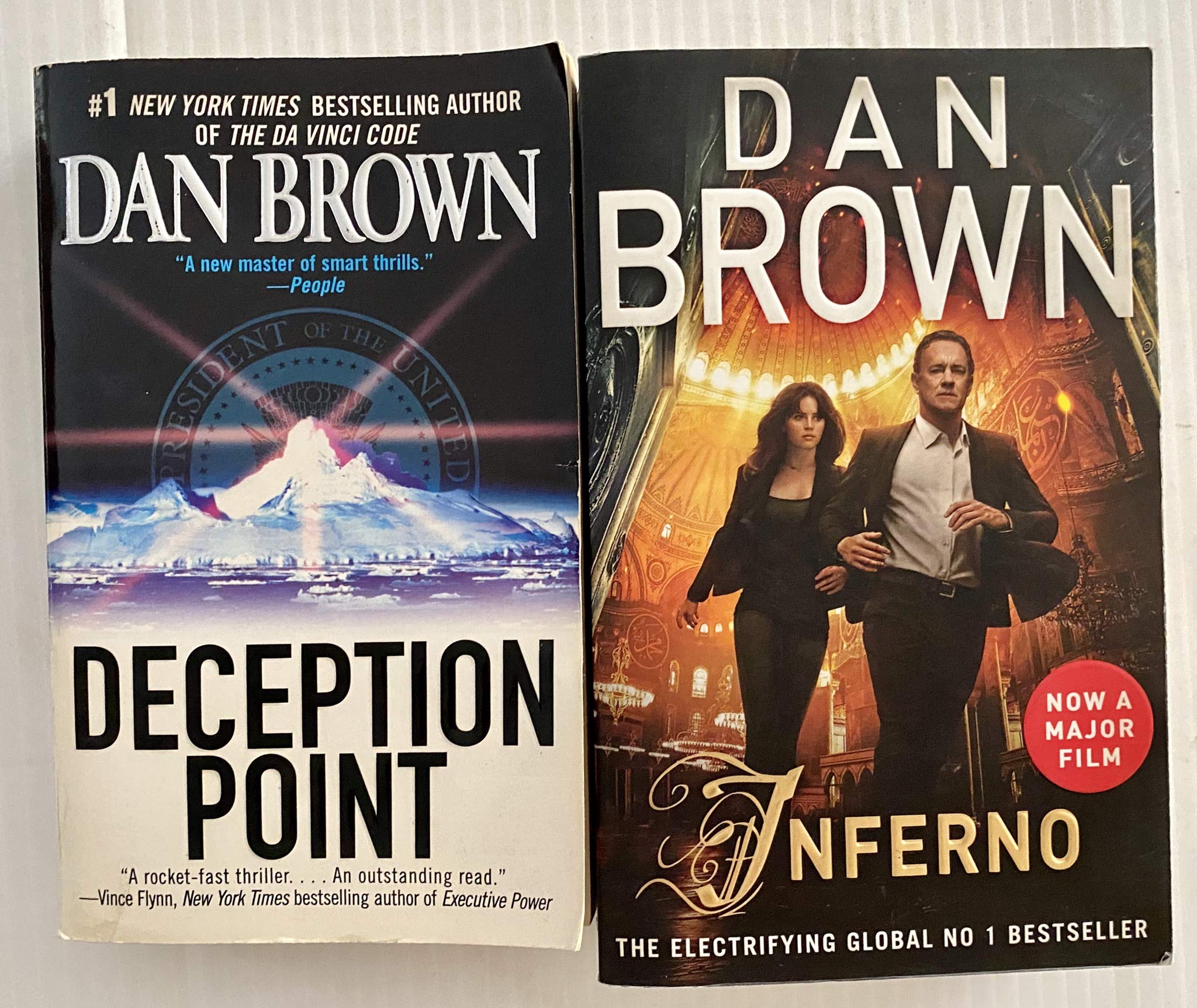 Dan Brown 2Book Set Deception Point / Inferno by Dan Brown Goodreads