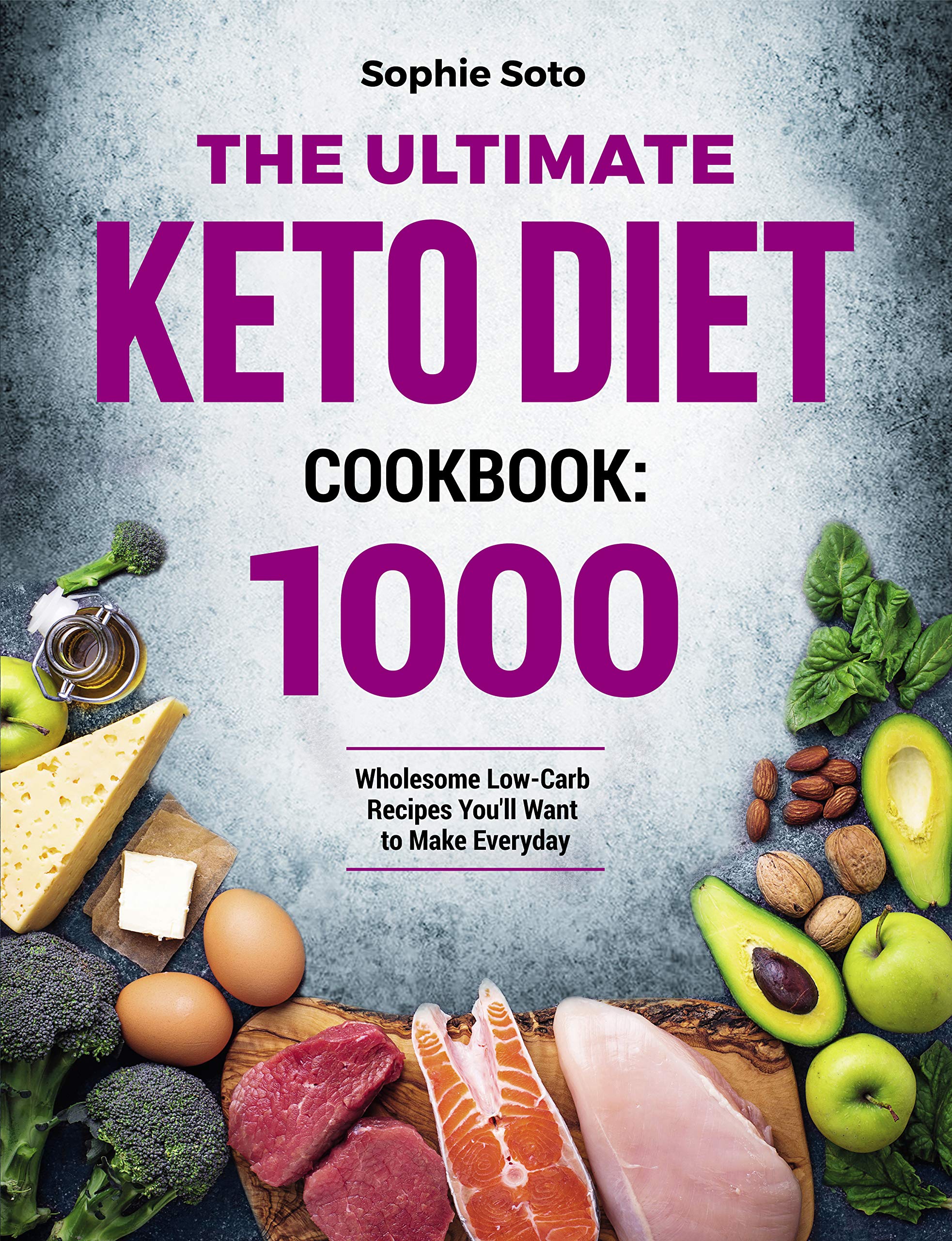 The Ultimate Keto Diet Cookbook 1000 Wholesome LowCarb Recipes You’ll