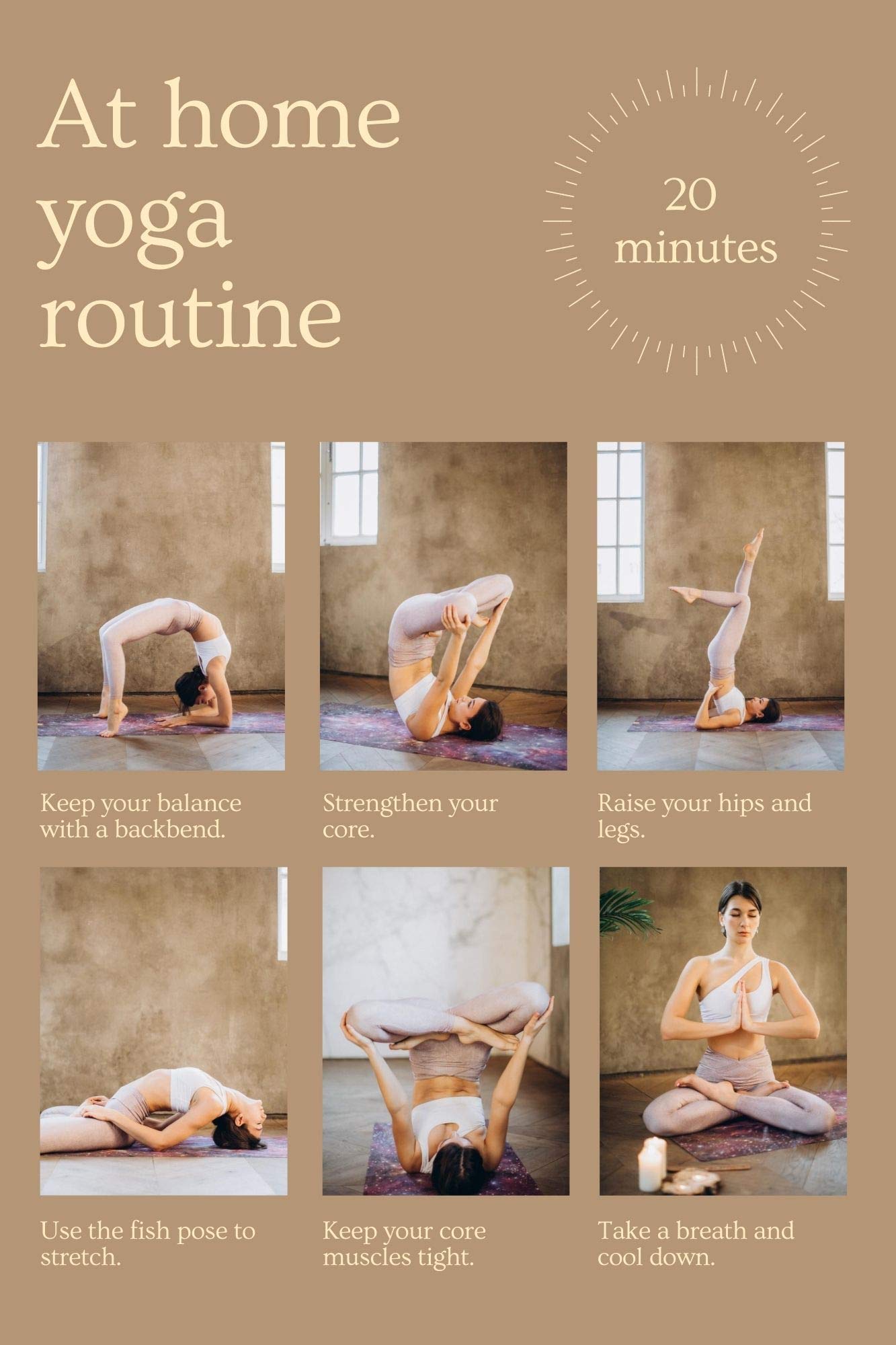 At Home Yoga Routine Health & Mind benefits of Yoga Restorative Yoga