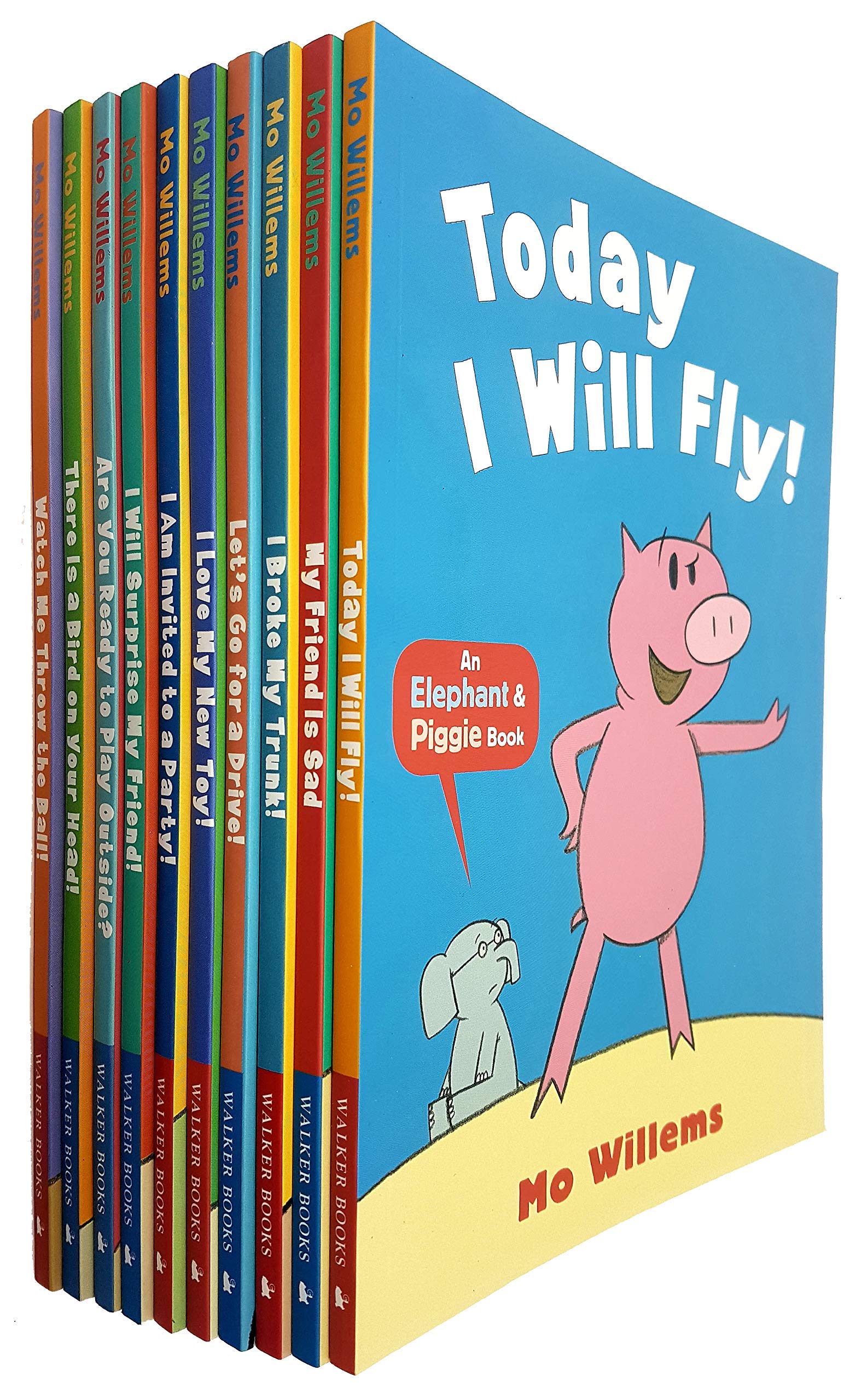 Elephant and Piggie Series 10 Books Collection Set By Mo Willems by Mo