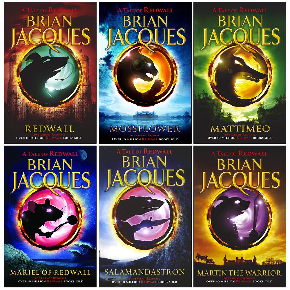 Redwall Book Series 1 to 6 Books Collection Set By Brian Jacques book cover