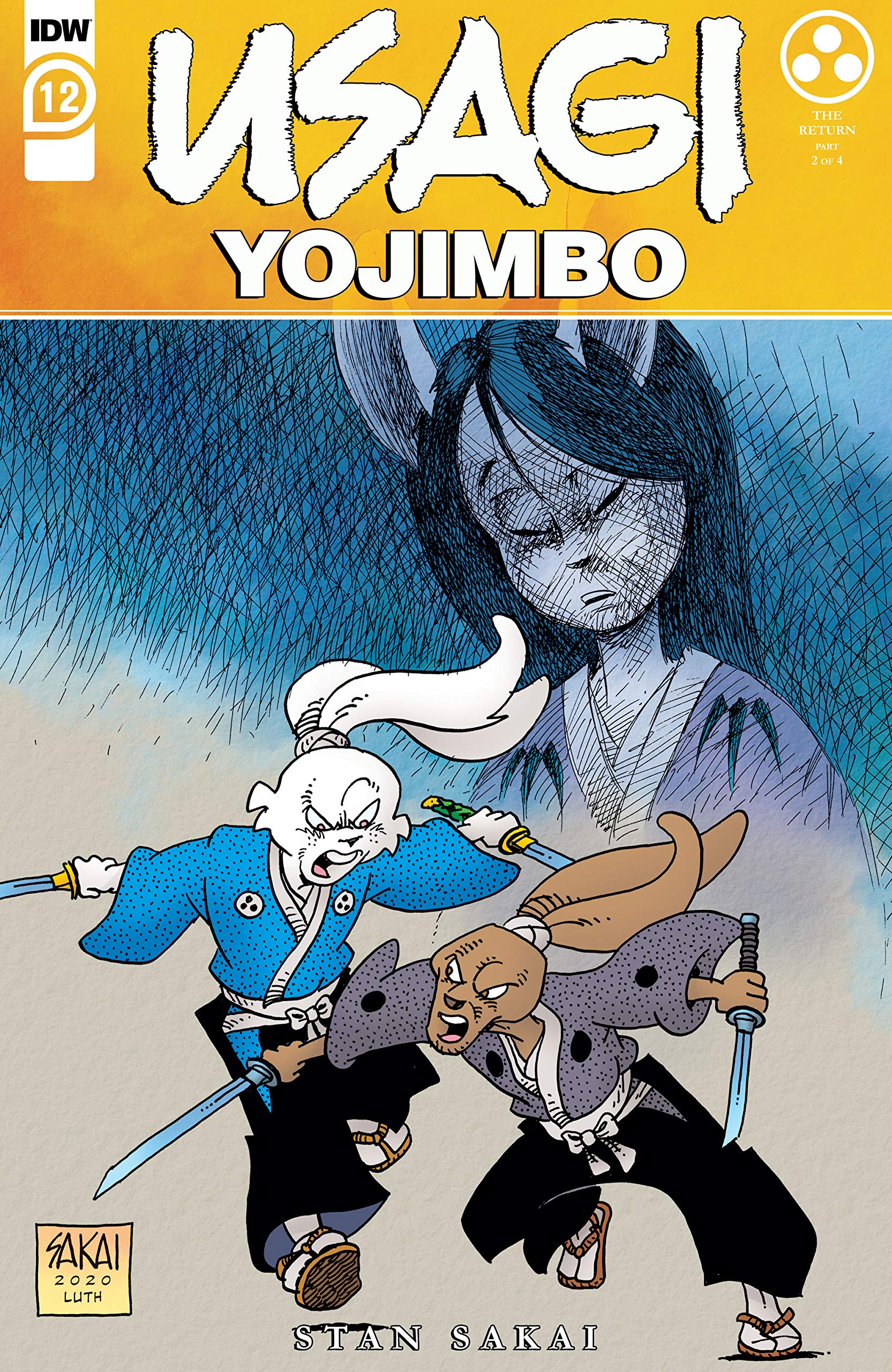Usagi Yojimbo (2019-2022) #12 book cover