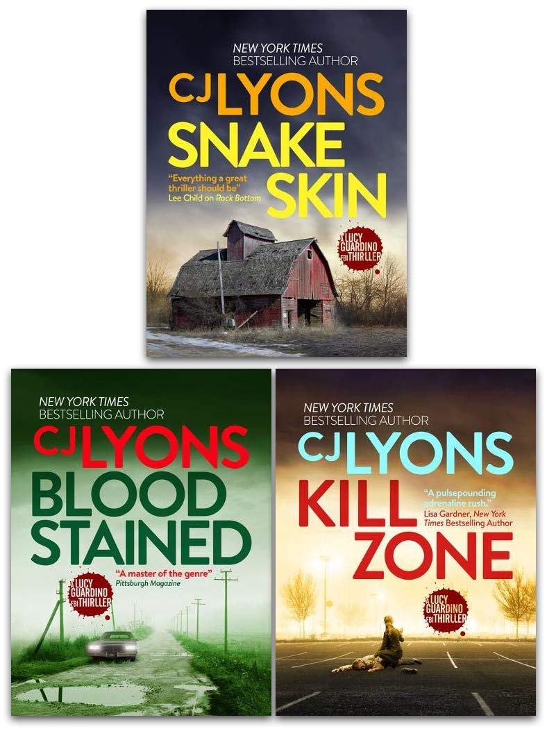 CJ Lyons Lucy Guardian FBI Thrillers 3 Books Collection Set Kill Zone